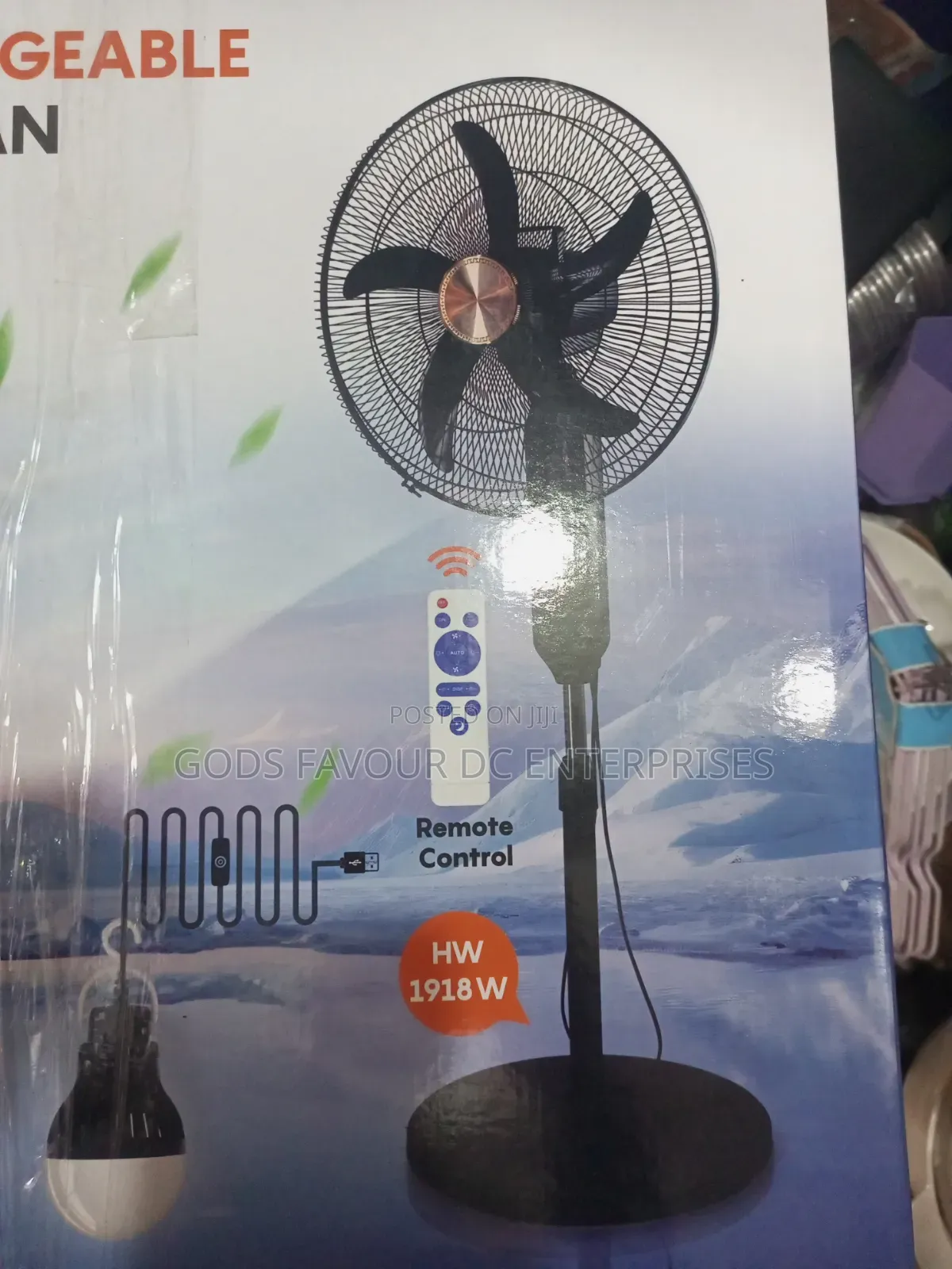 Homeworx Rechargeable Fan