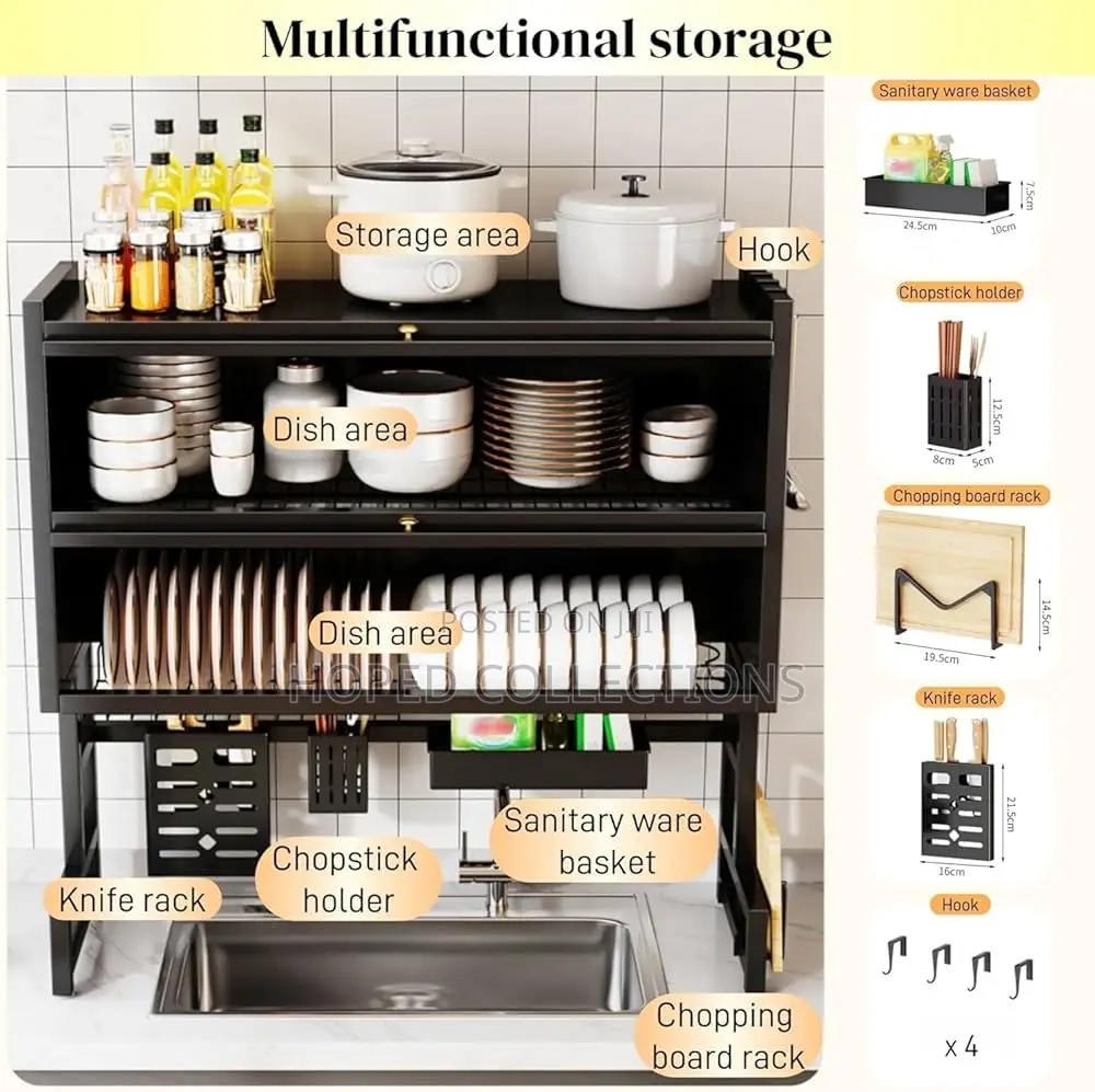 Over the Sink Plate Rack Double