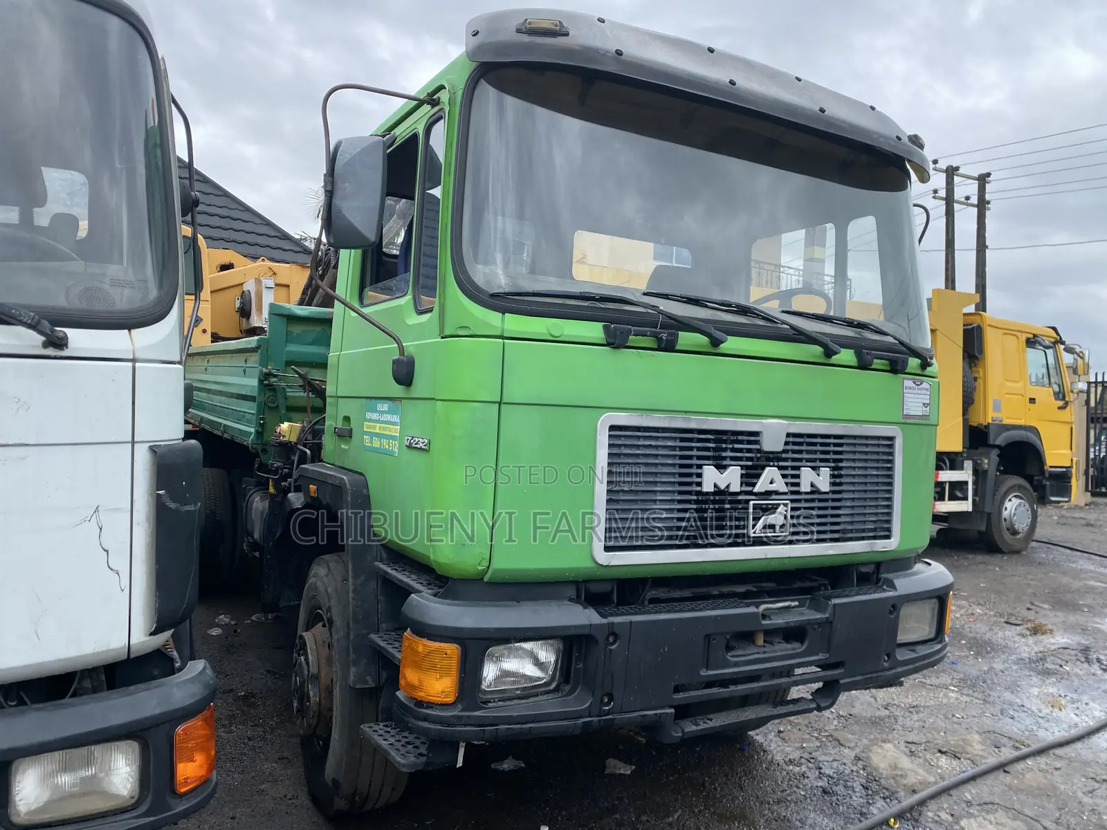 Man Diesel 6tyres Tipper + Hyiab