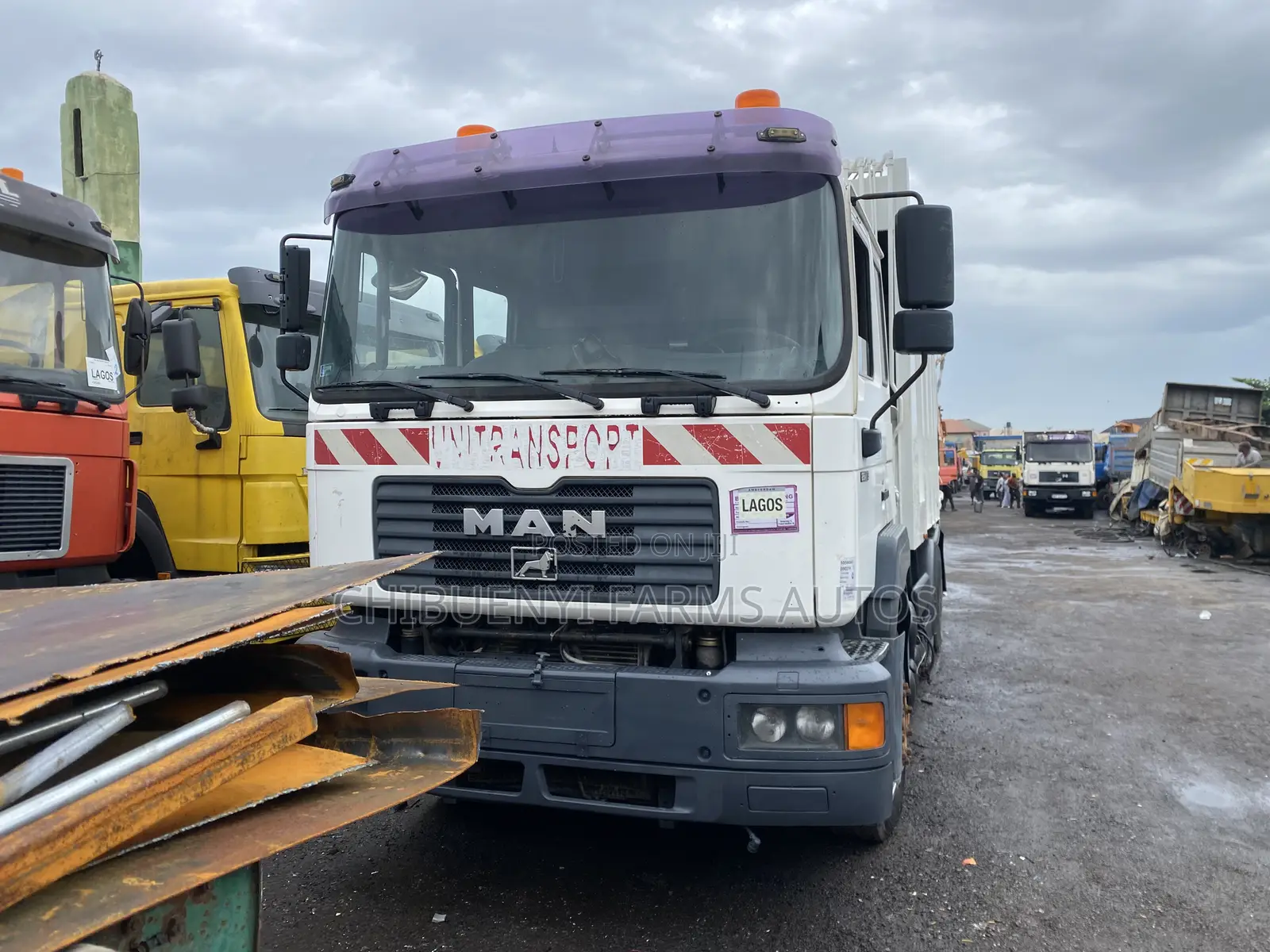 Man Diesel Garbage Truck