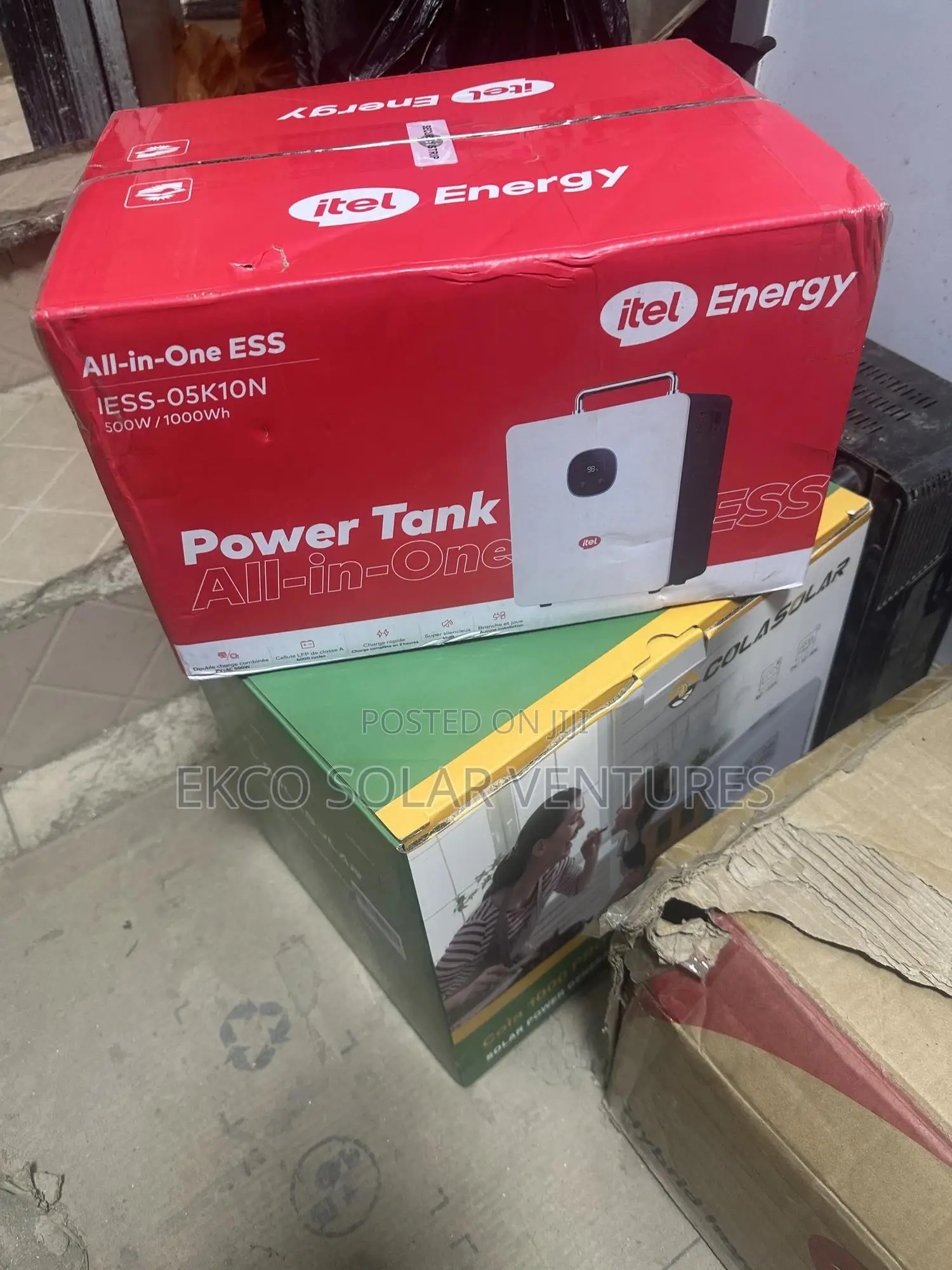 Itel Energy Power Tank All-in-One Solar Generator