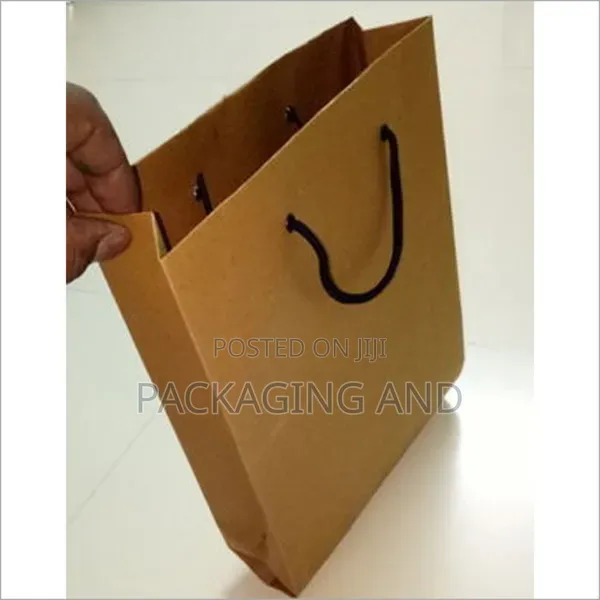 Brown A5 Small Landscape Paper Bag With Rope Handle | Moq 100pcs