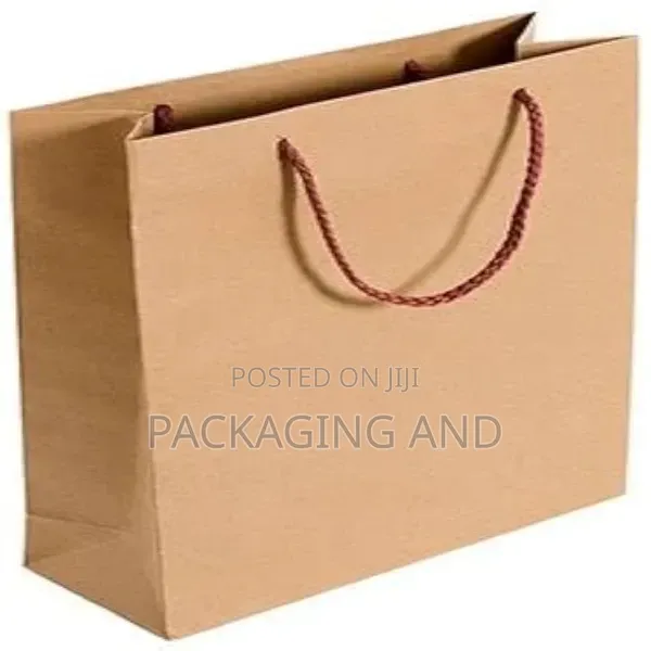 Premium Brown A5 Small Paper Bag With Rope Handle | Portrait | 110gsm