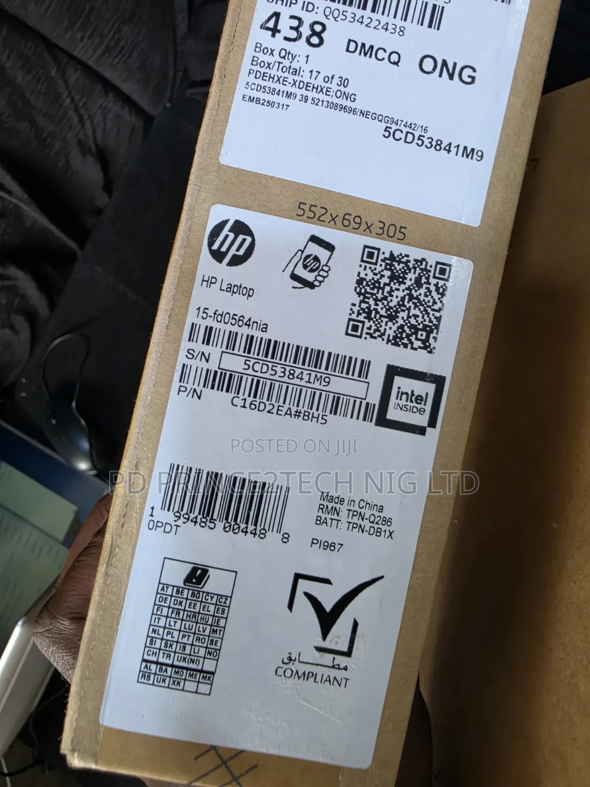 New Laptop HP 15 8GB Intel Core i5 SSD 512GB