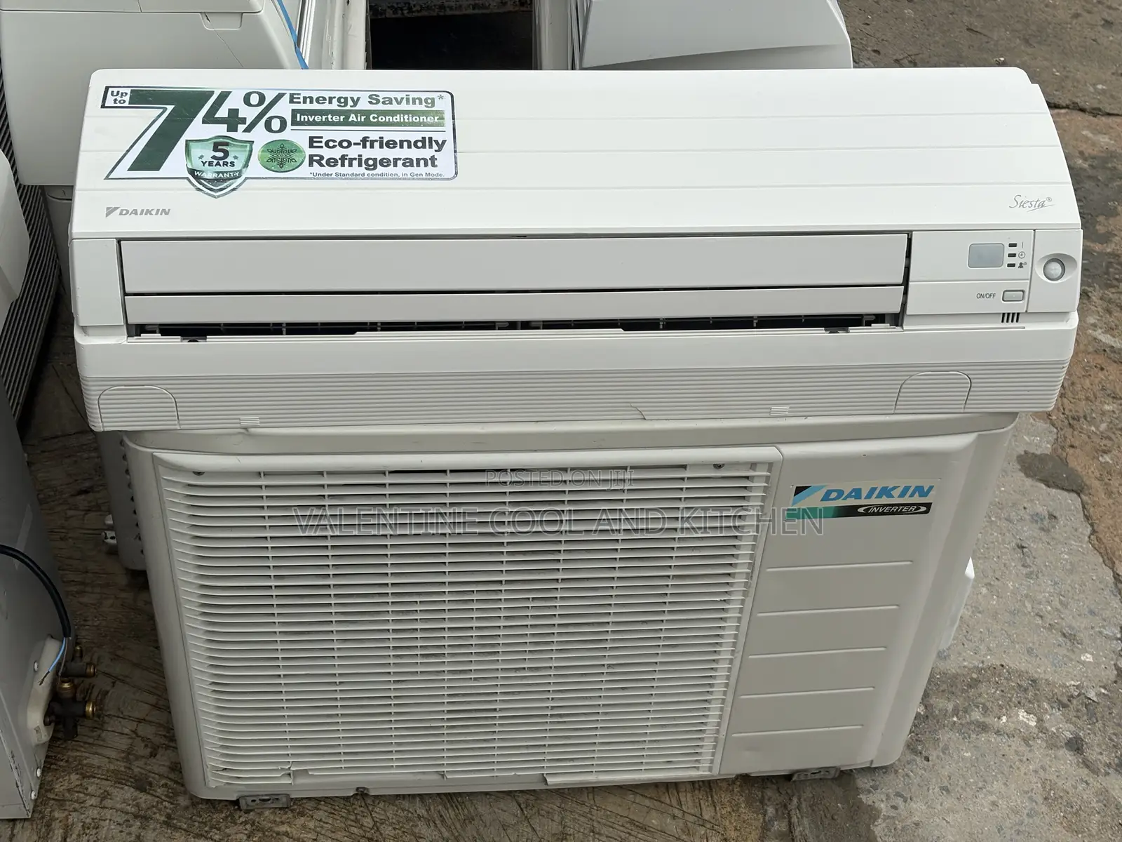 Direct Uk Used 1:5hp Daikin Inverter Air Condition Working Perfectly