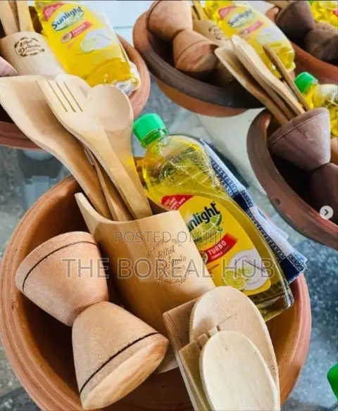 Wooden Spoons Set With Rack Souvenirs Gift Item