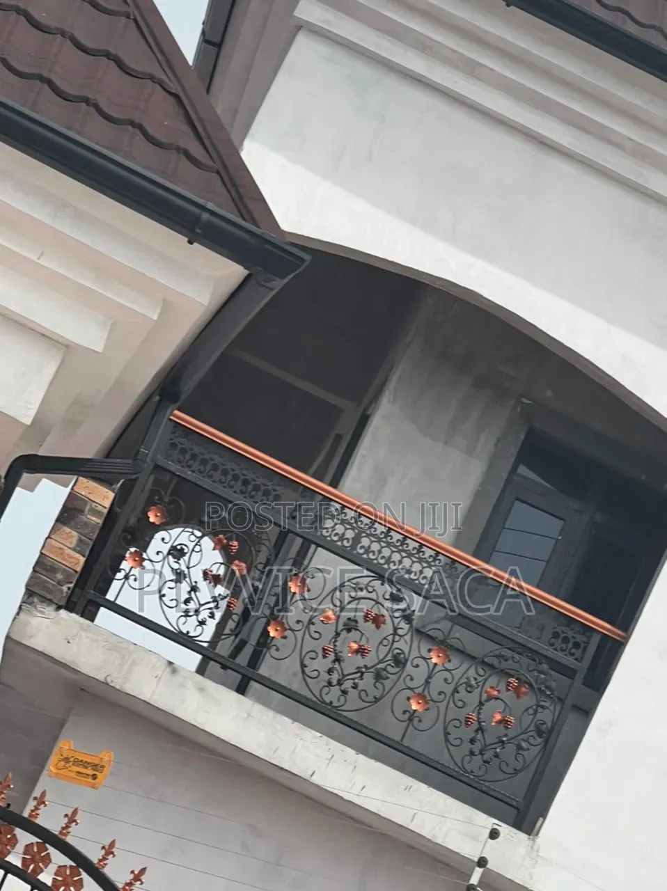 Wrought-Iron Handrail Top Ball