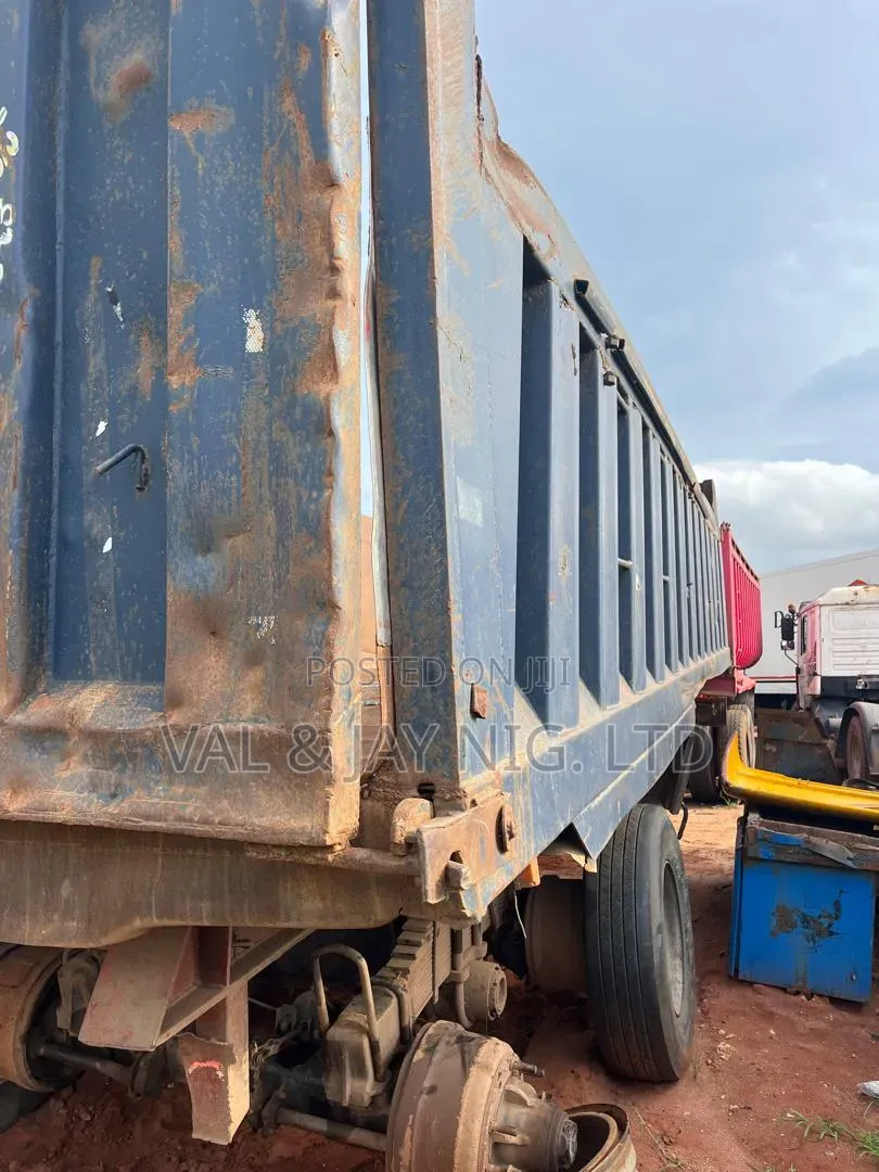 35 Tons Iron Trailer Bucket - Foreign Use - Blue Color