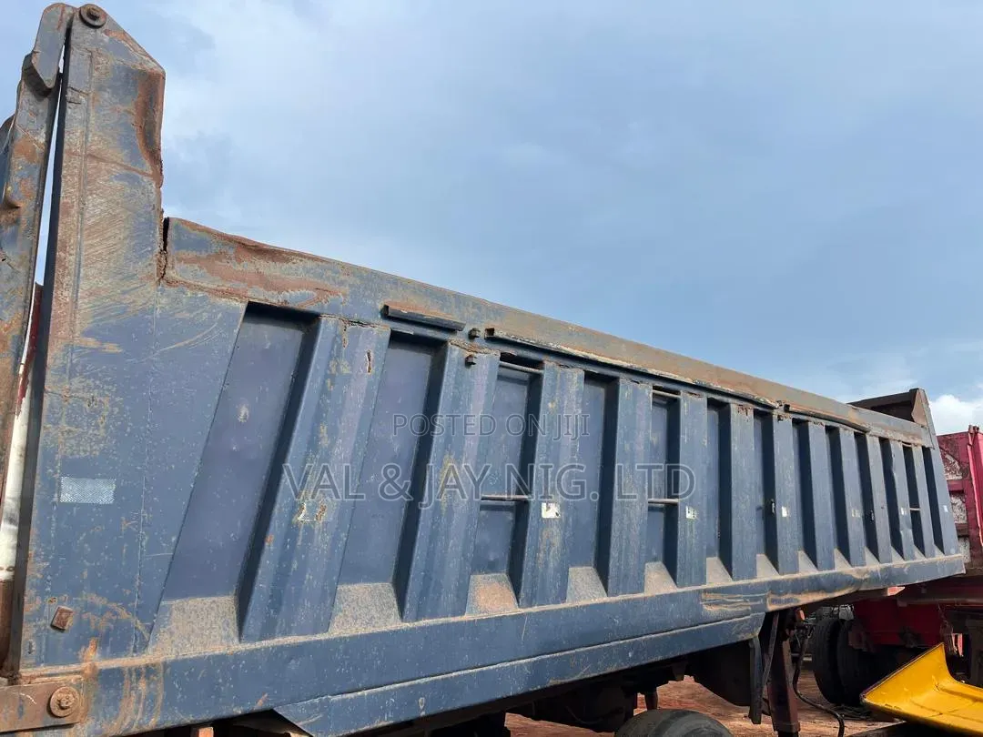 35 Tons Iron Trailer Bucket - Foreign Use - Blue Color