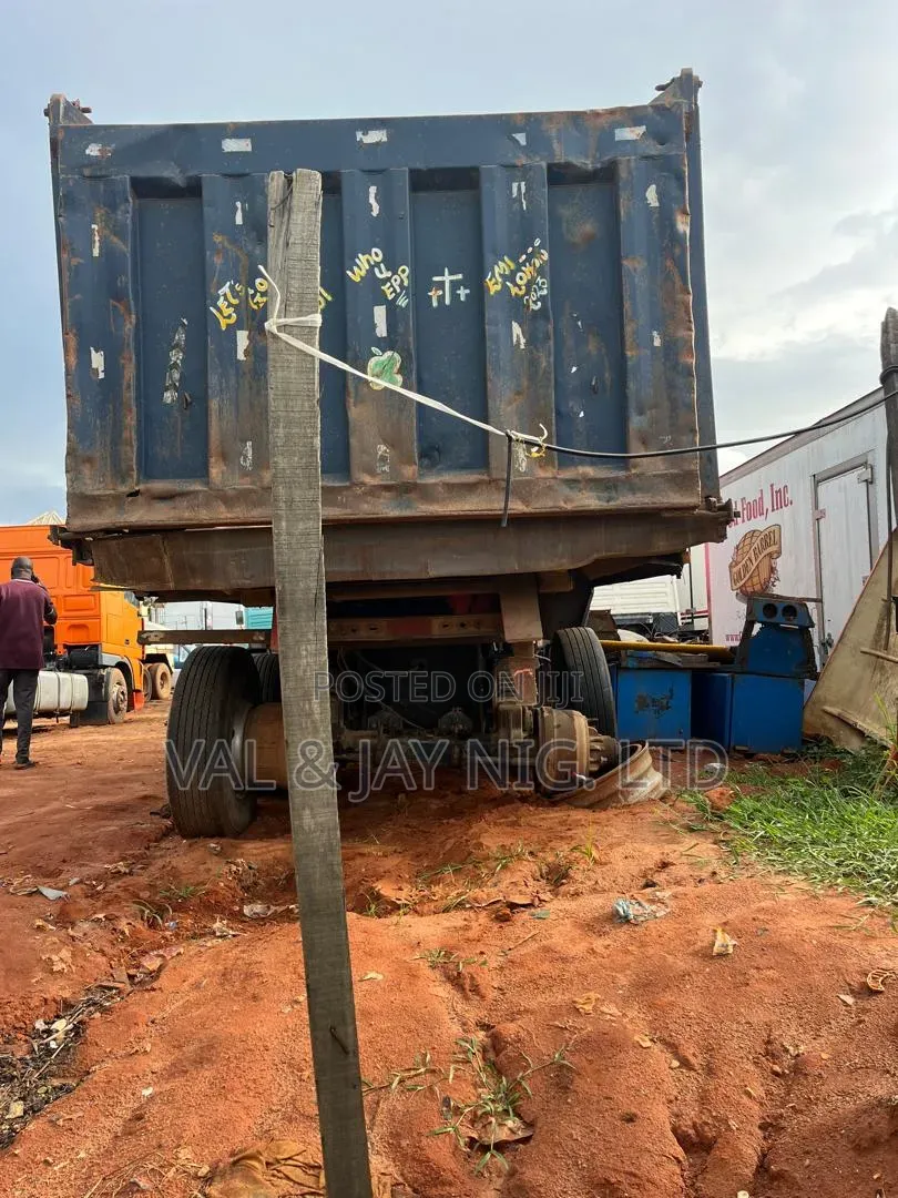 35 Tons Iron Trailer Bucket - Foreign Use - Blue Color