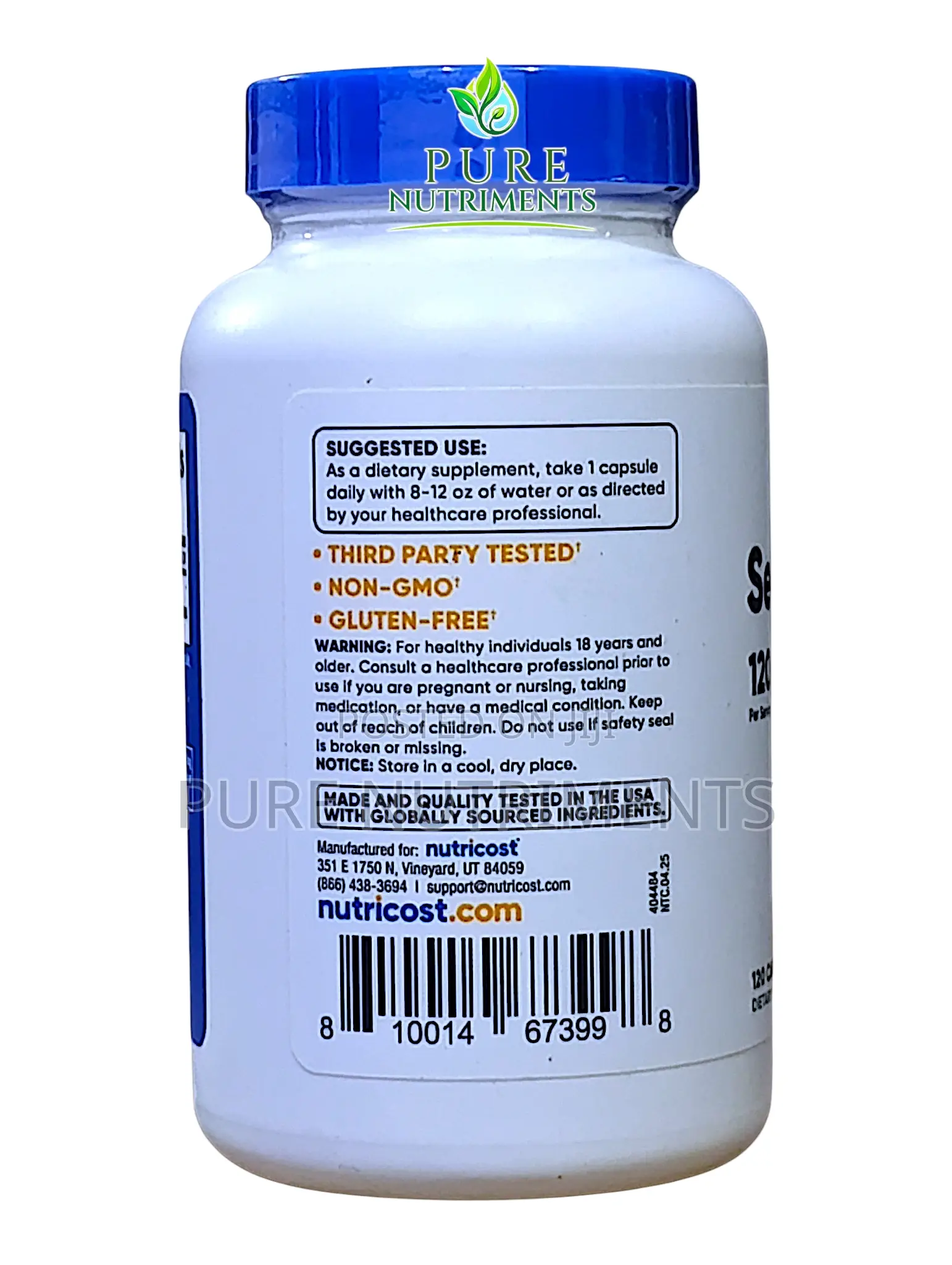 Nutricost Serrapeptase 120,000 Spu – 120 Capsules Enzyme Supplement