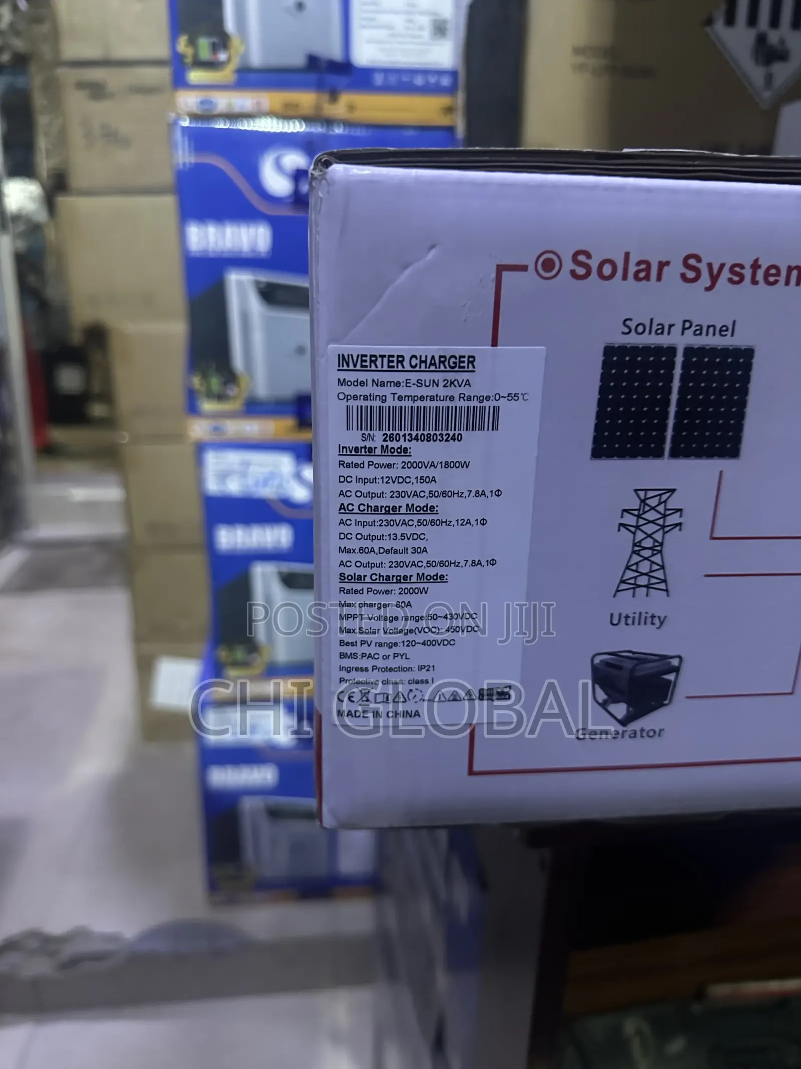 Sako 2kva 12v Hybrid Inverter