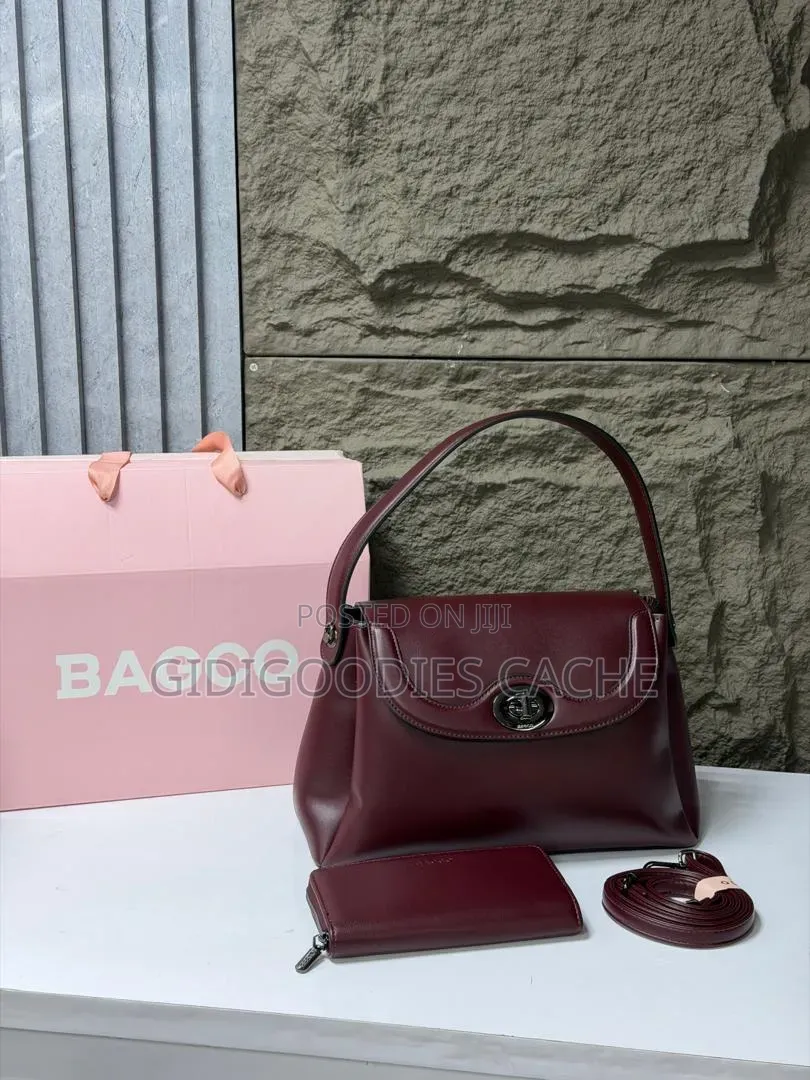 Structured Top-Handle Leather Handbags