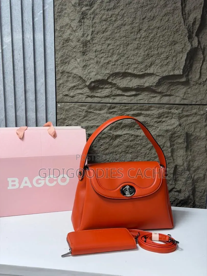 Structured Top-Handle Leather Handbags