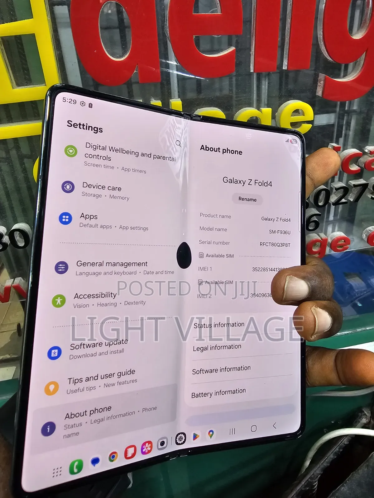 Samsung Galaxy Z Fold4 256 GB Blue