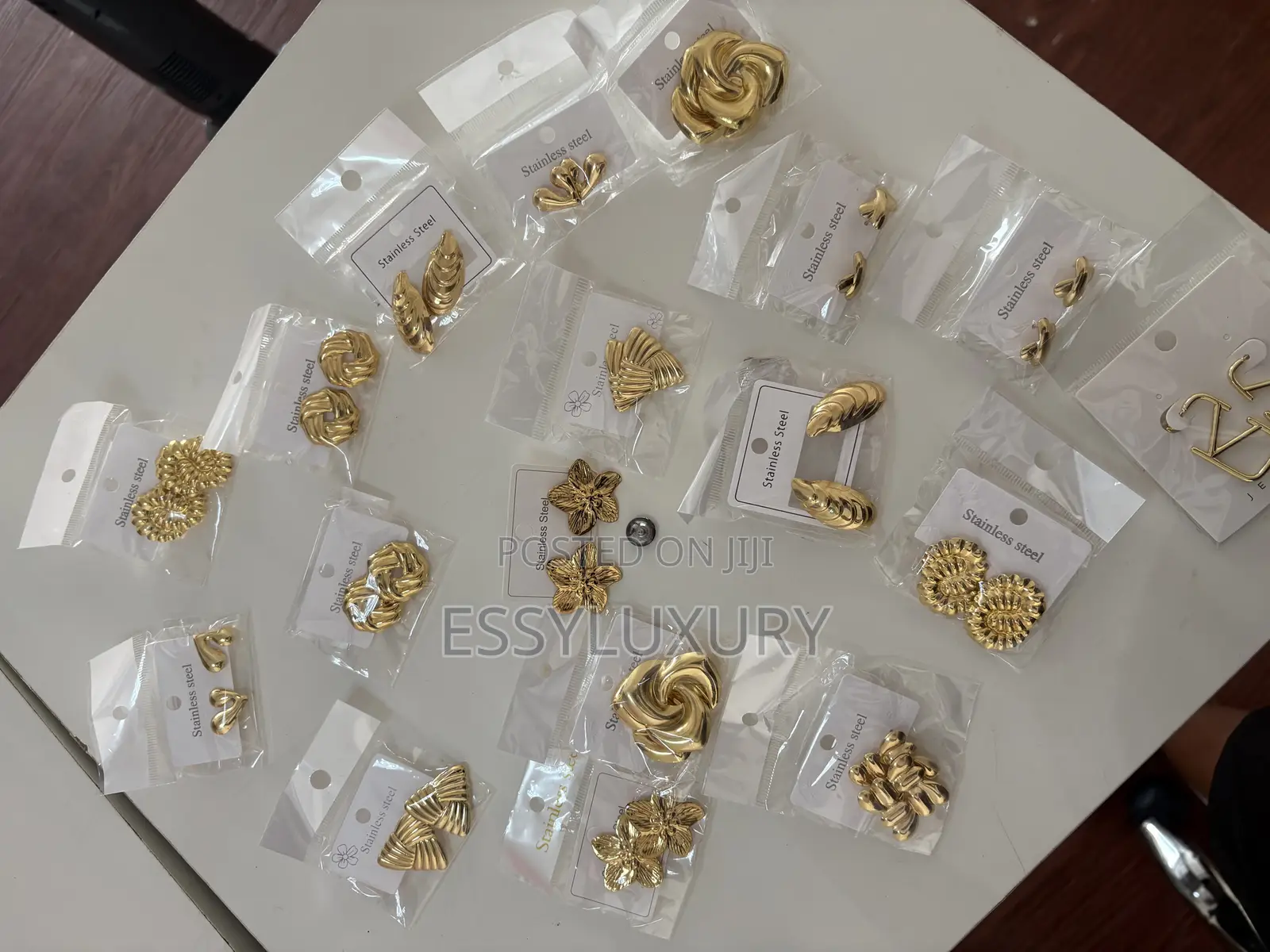 Non Tarnish Gold Replica Earrings