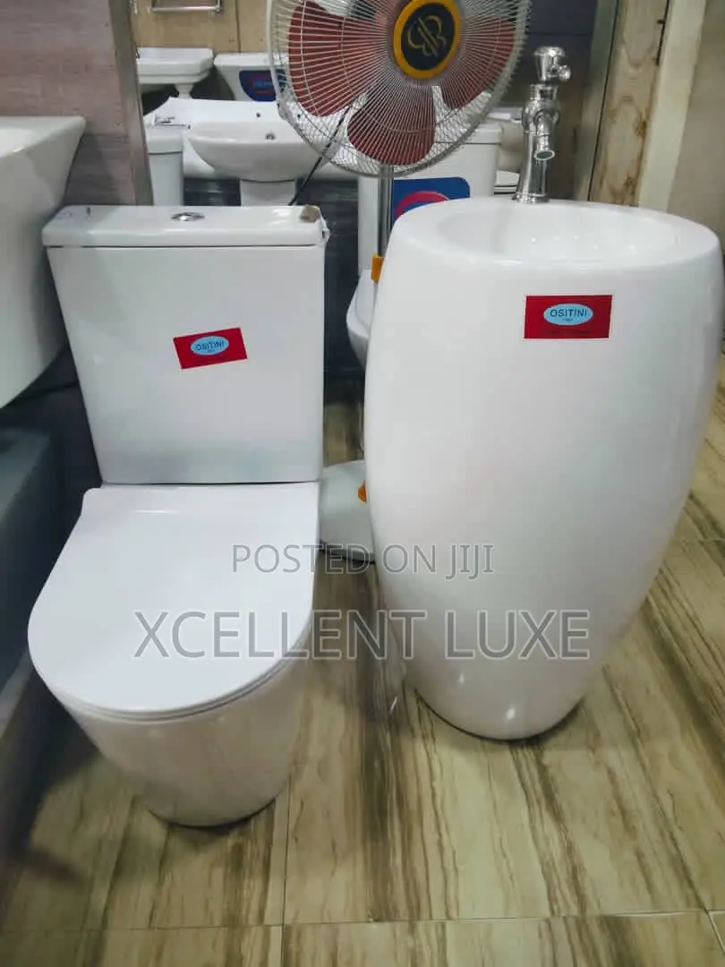 Executive Wc Set With Free Standing Basin. (Italian Made)