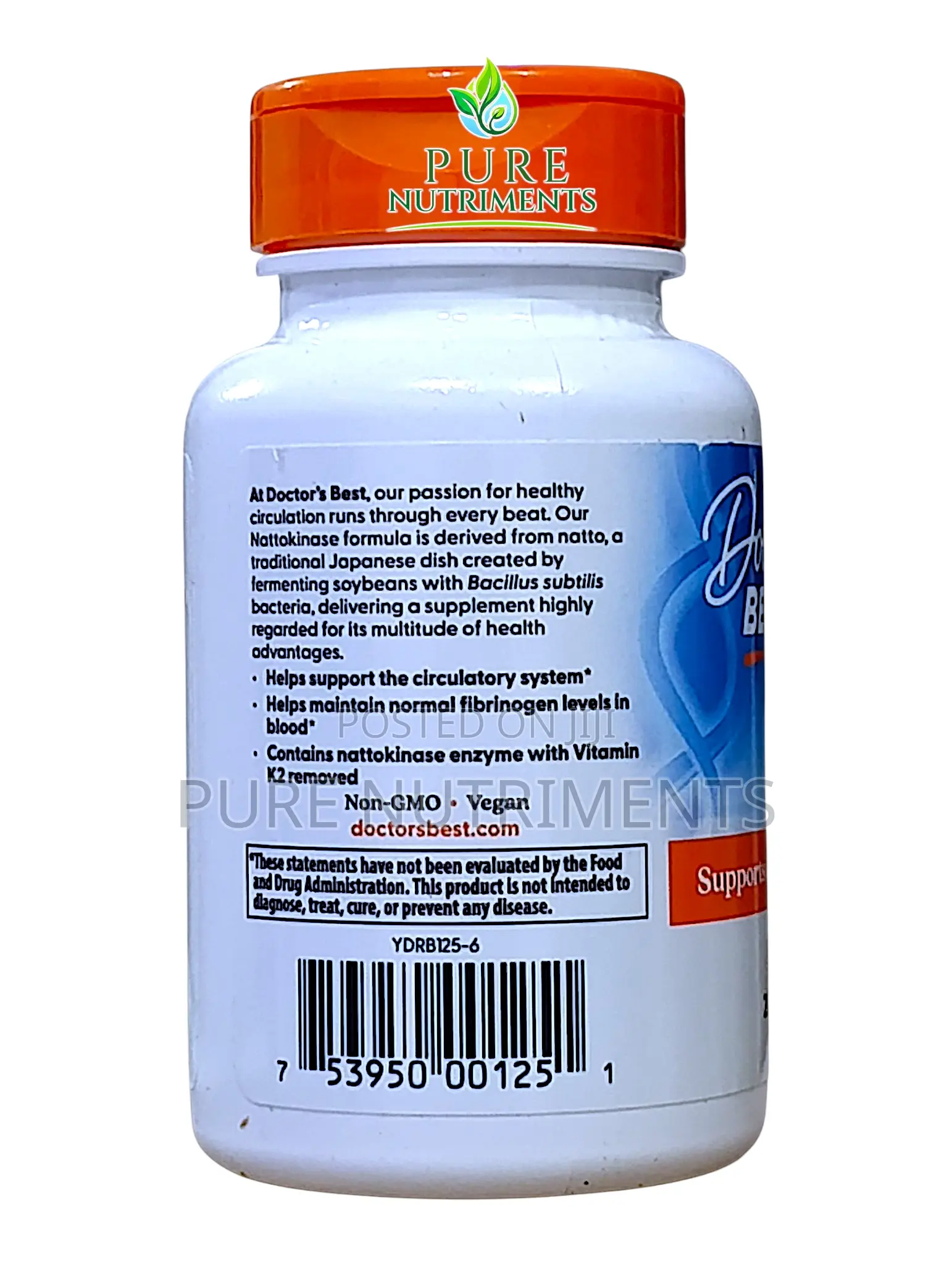 Doctor’S Best Nattokinase 2000 Fu 90 Veg Caps -cardiovascular Blood