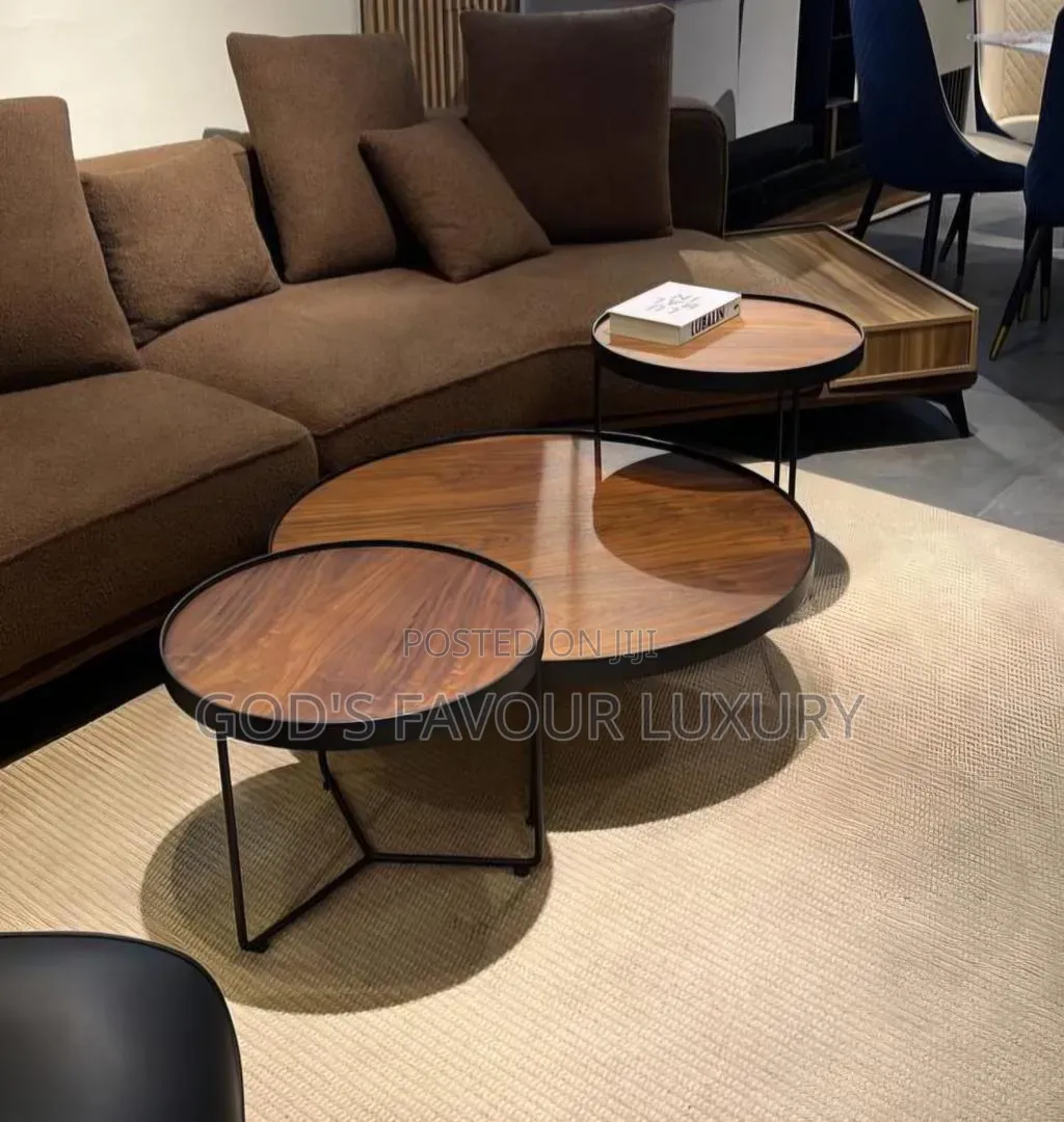 Center Table and Side Stools.