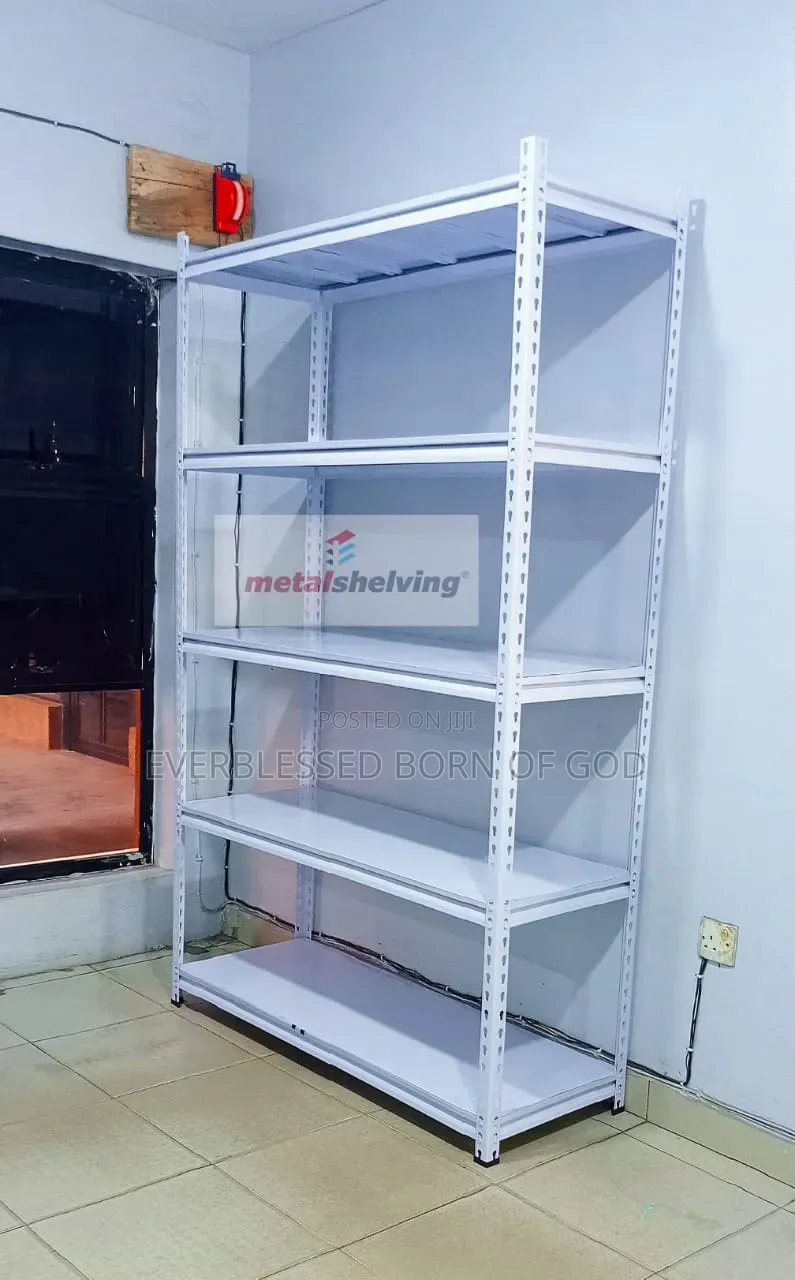 White Colour 5 Extra Wide Boltless Storage Rack