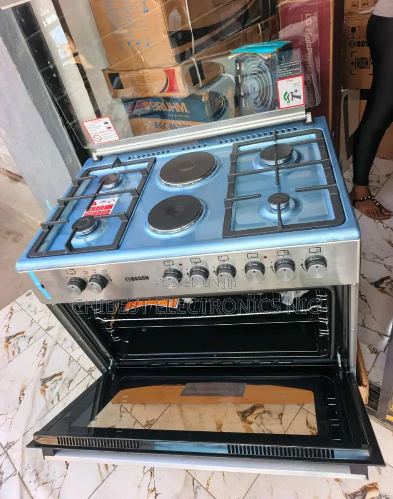 Original Bosch Premium Quality Luxury 90cm 4+2 Standing Gas Electric