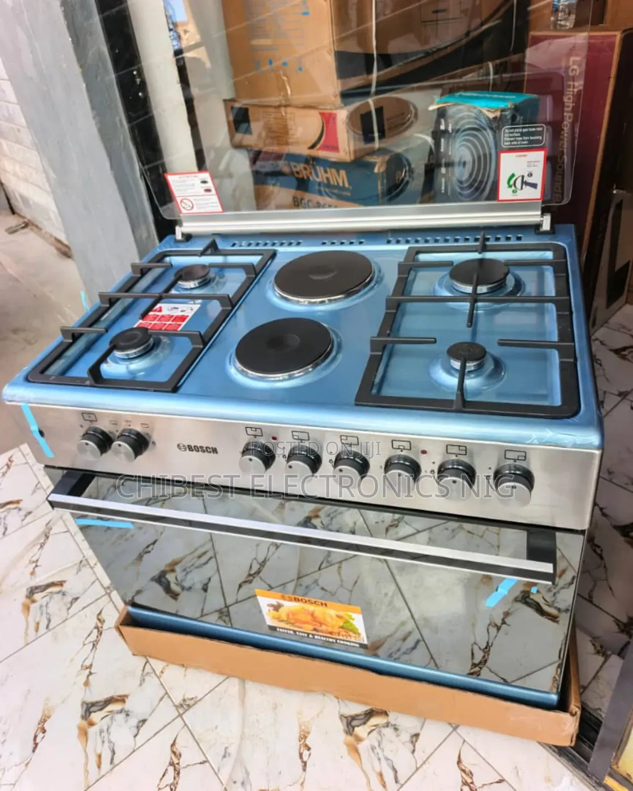 Original Bosch Premium Quality Luxury 90cm 4+2 Standing Gas Electric