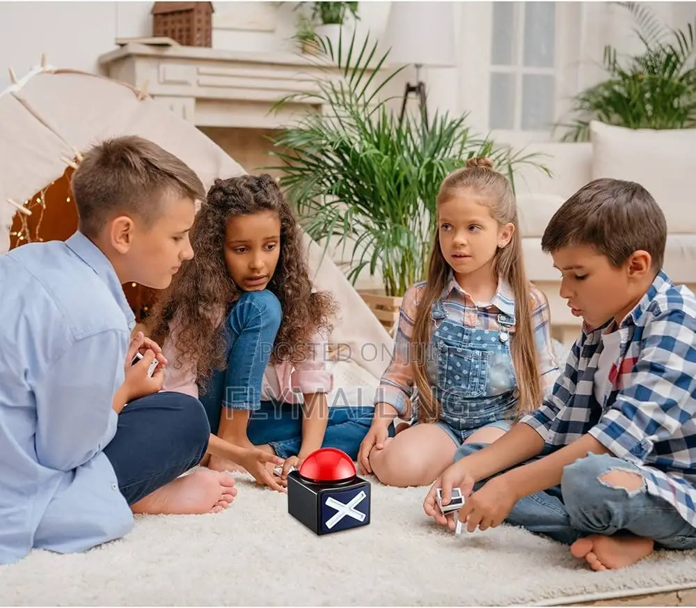 Answer Game Buzzer Alarm Buttons With Sound and Light Quiz Game Show