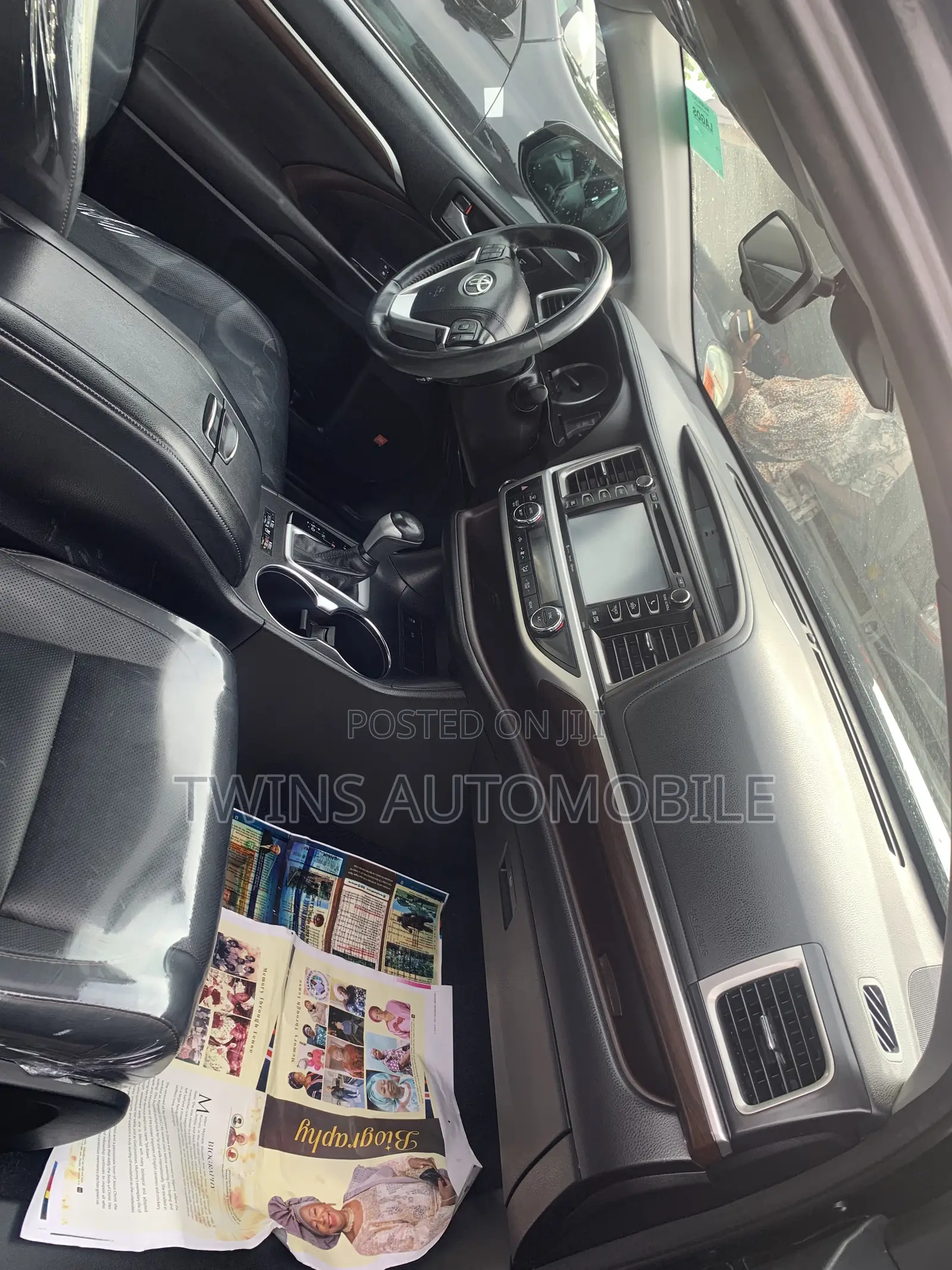 Toyota Highlander Limited V6 4x4 (3.5L 6cyl 6A) 2016 Black