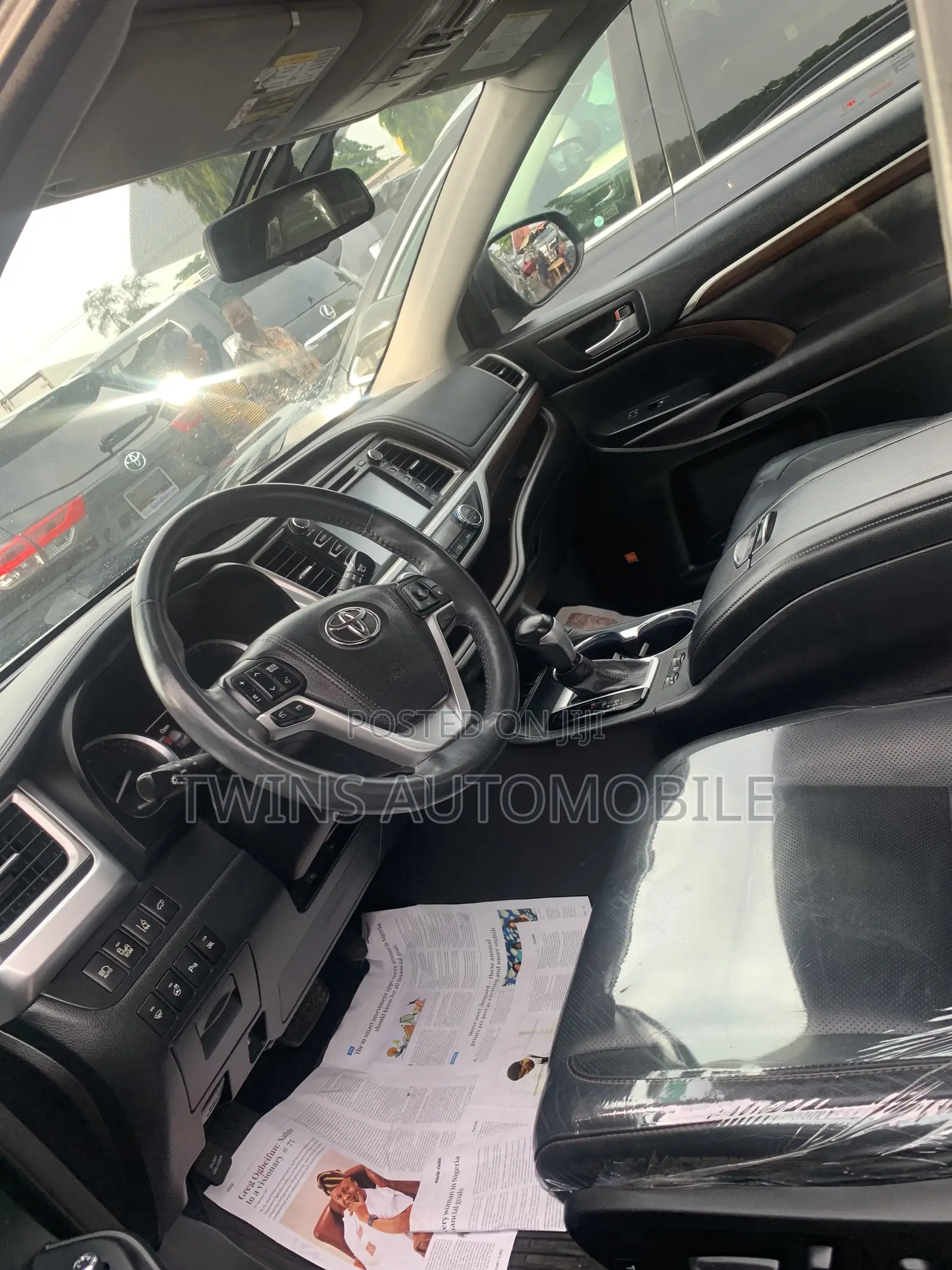 Toyota Highlander Limited V6 4x4 (3.5L 6cyl 6A) 2016 Black