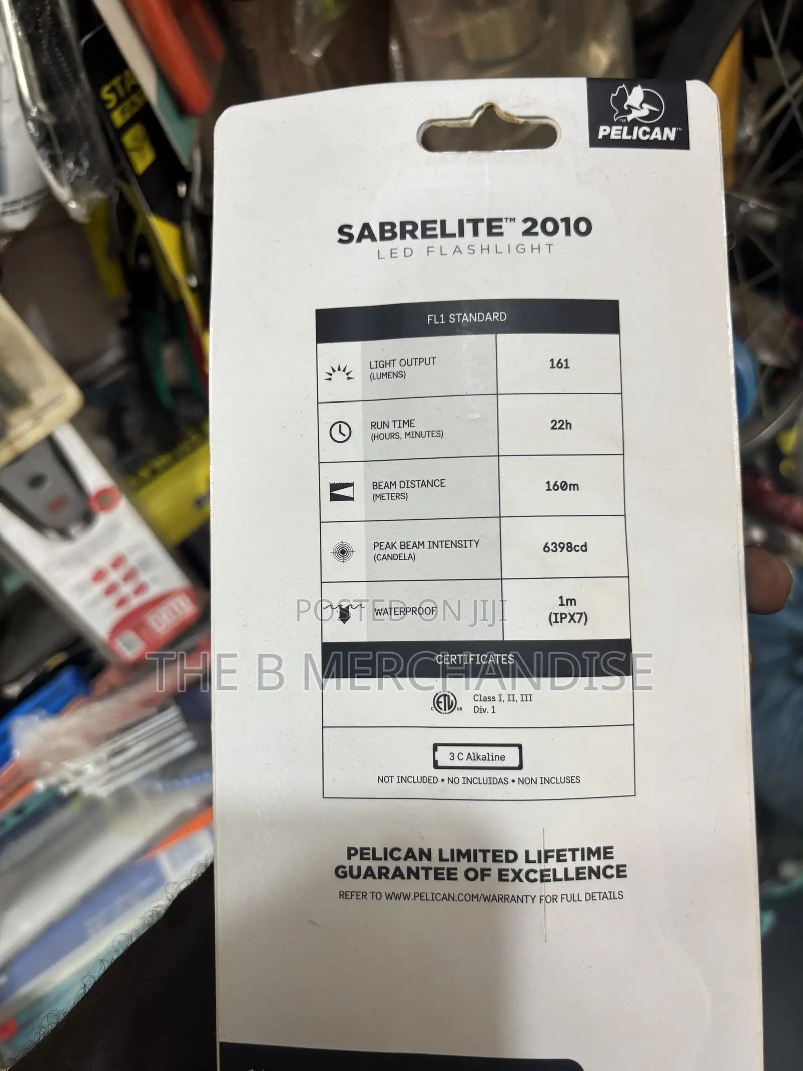 Pelican Sabrelite 2010 Led Safety Flashlight/Torch