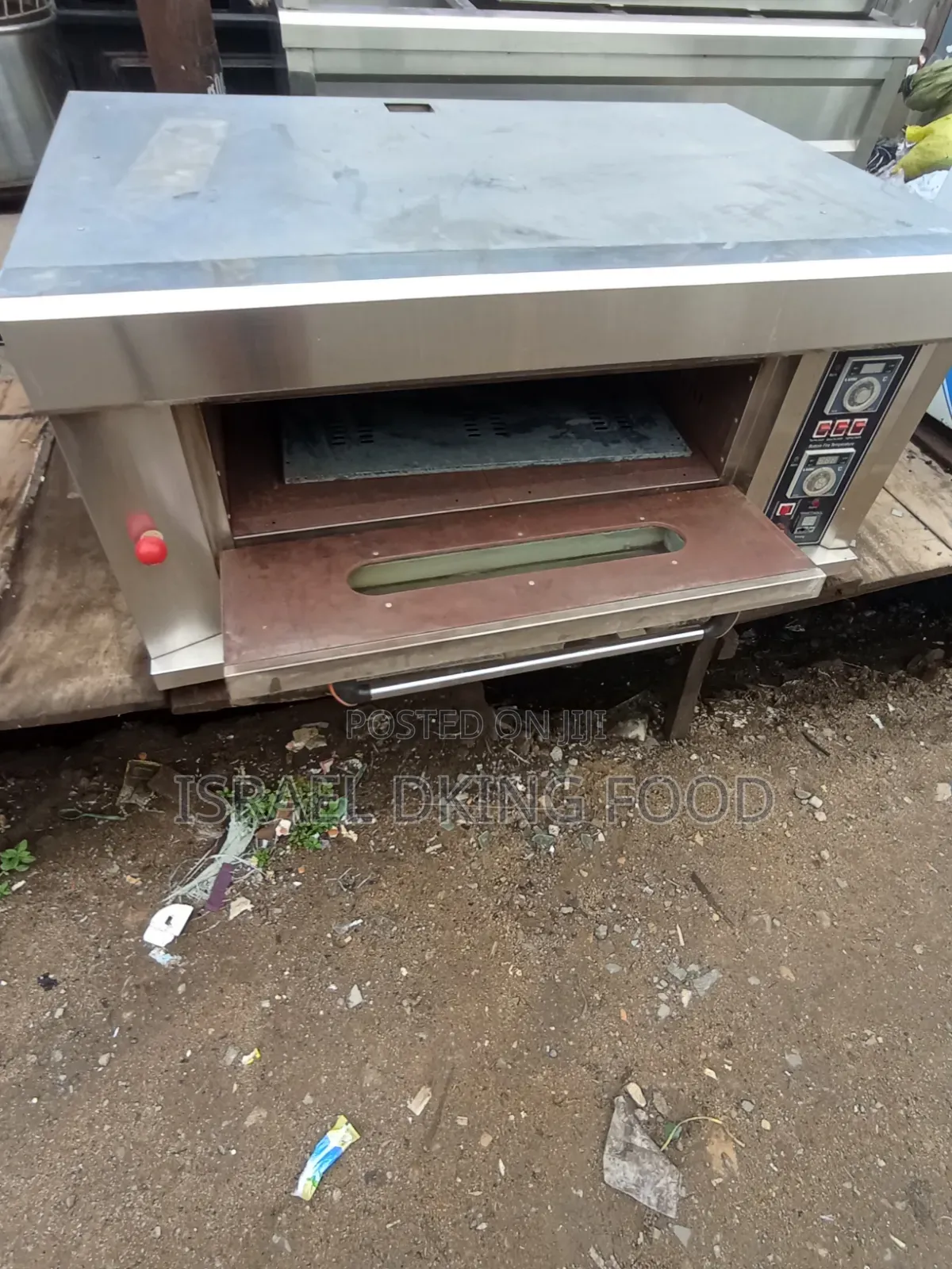Industrial Stainless Gas 2trays Single Deck Baking Oven