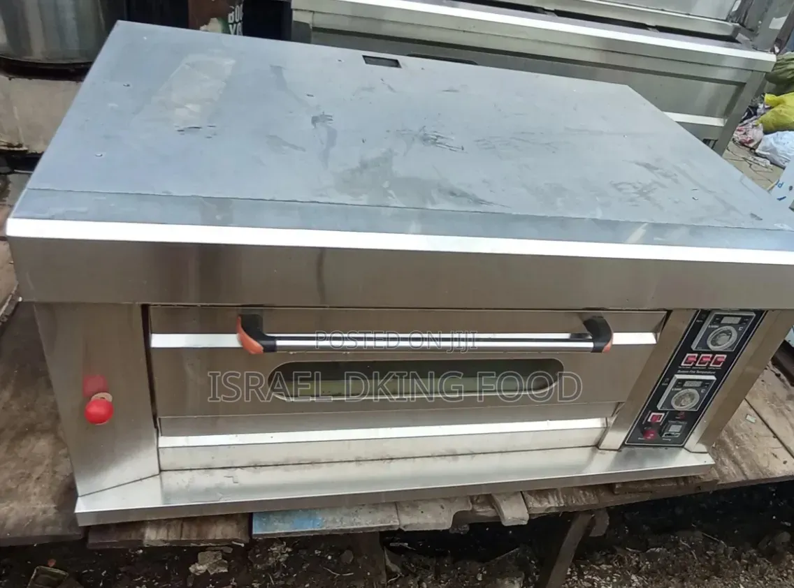 Industrial Stainless Gas 2trays Single Deck Baking Oven