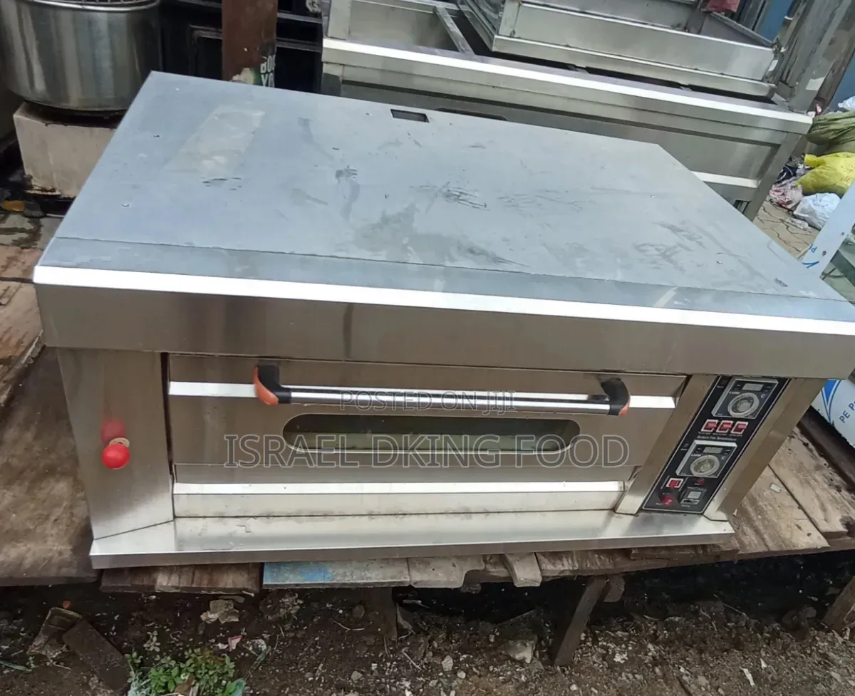 Industrial Stainless Gas 2trays Single Deck Baking Oven