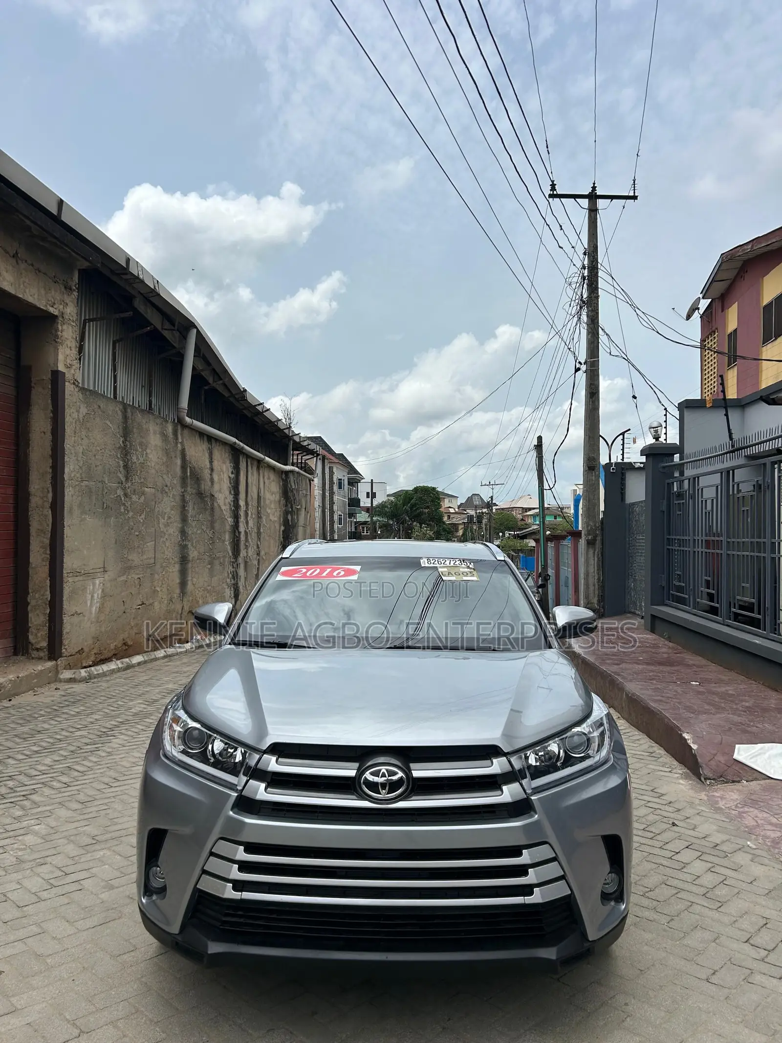 Toyota Highlander Limited V6 4x4 (3.5L 6cyl 6A) 2016 Silver