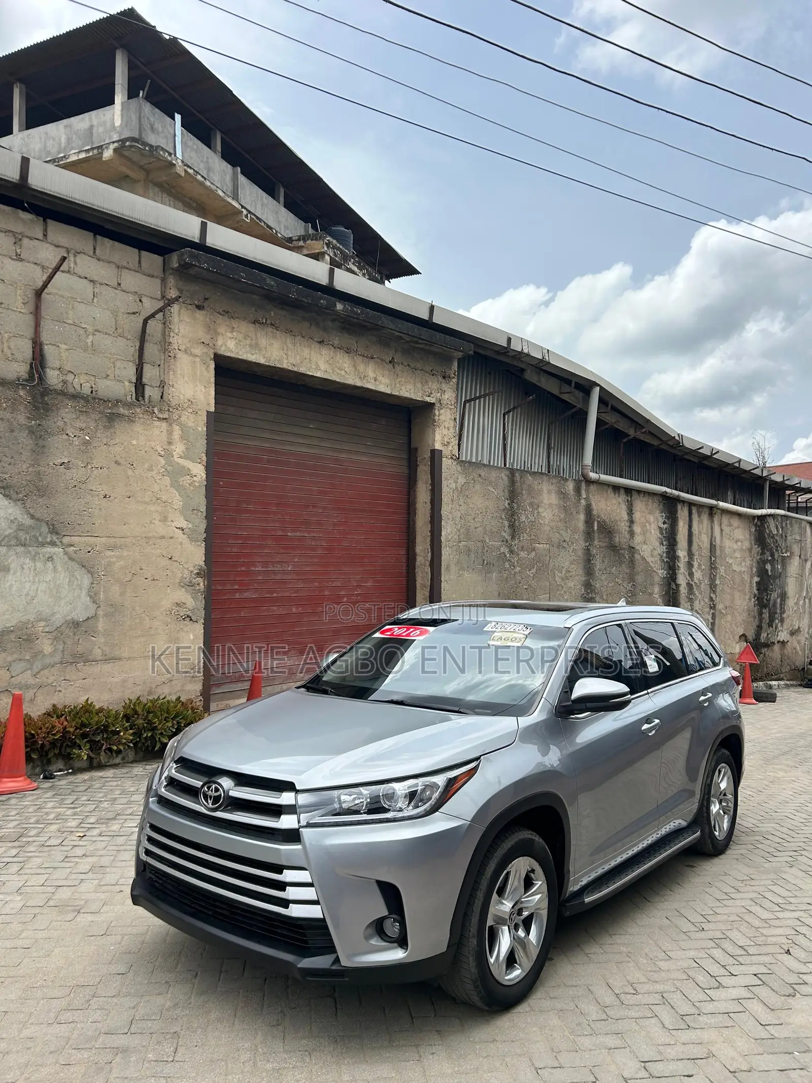 Toyota Highlander Limited V6 4x4 (3.5L 6cyl 6A) 2016 Silver