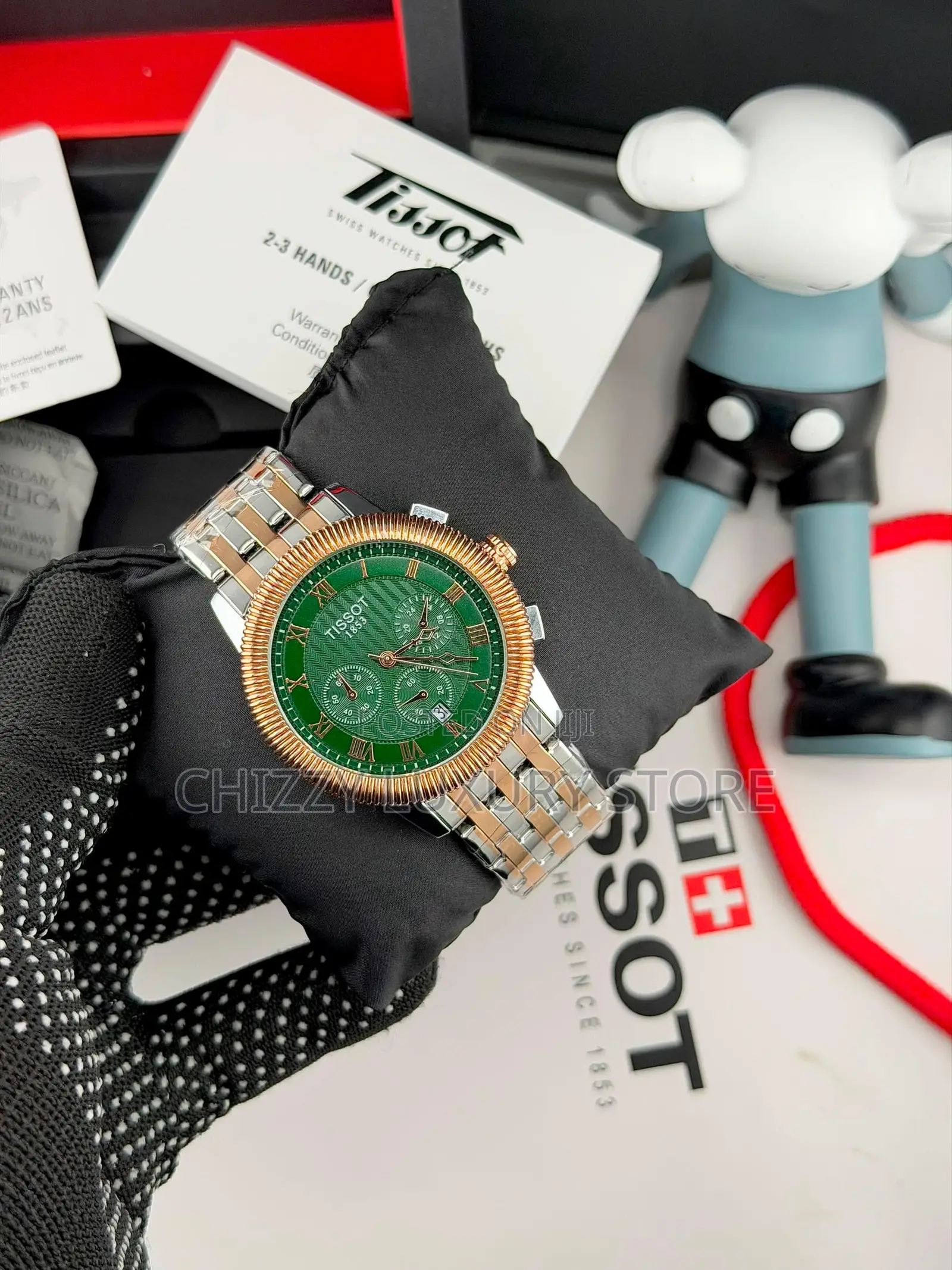 Tissot Quality Men Chain Strap Wristwatch