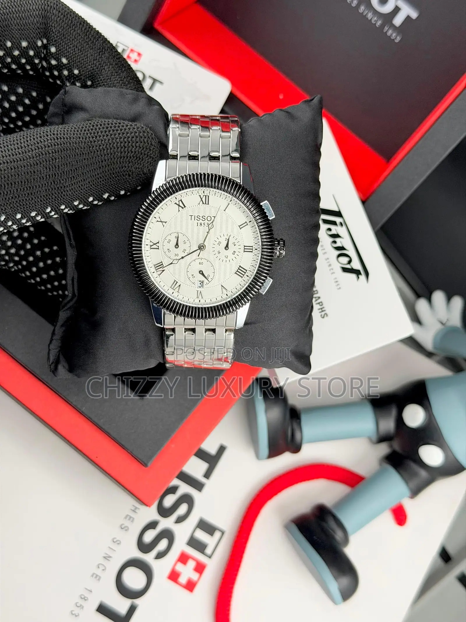 Tissot Quality Men Chain Strap Wristwatch