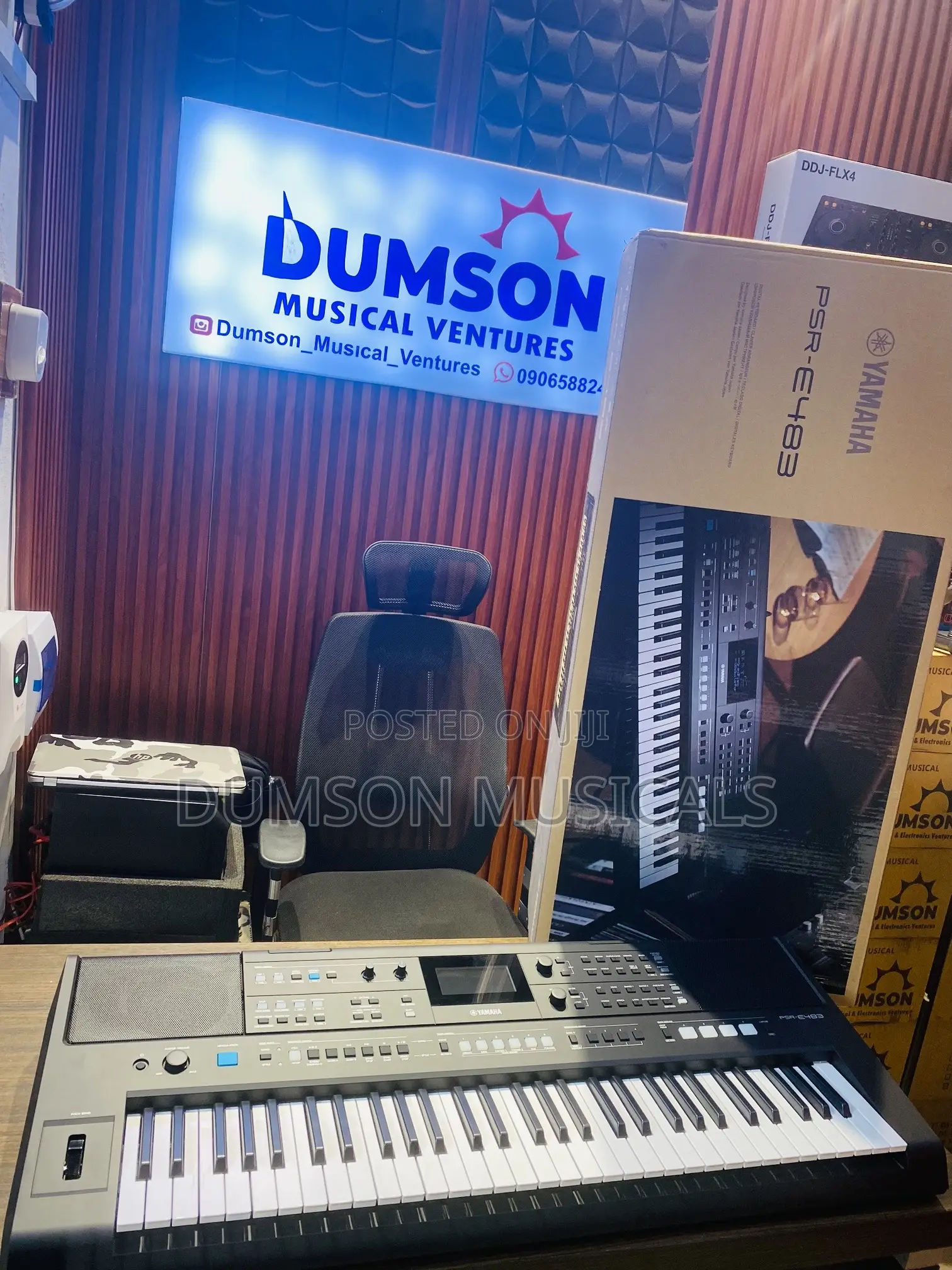 Yamaha New E Series:Yamaha PSR E483 Professional Keyboard