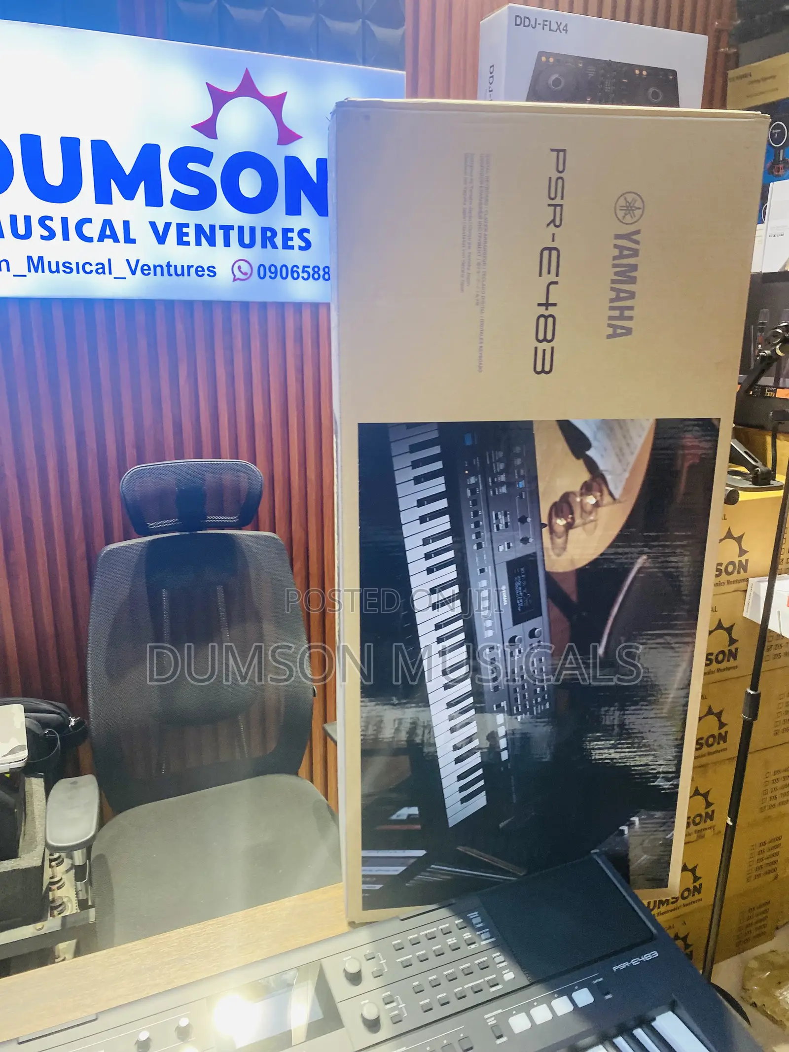 Yamaha New E Series:Yamaha PSR E483 Professional Keyboard