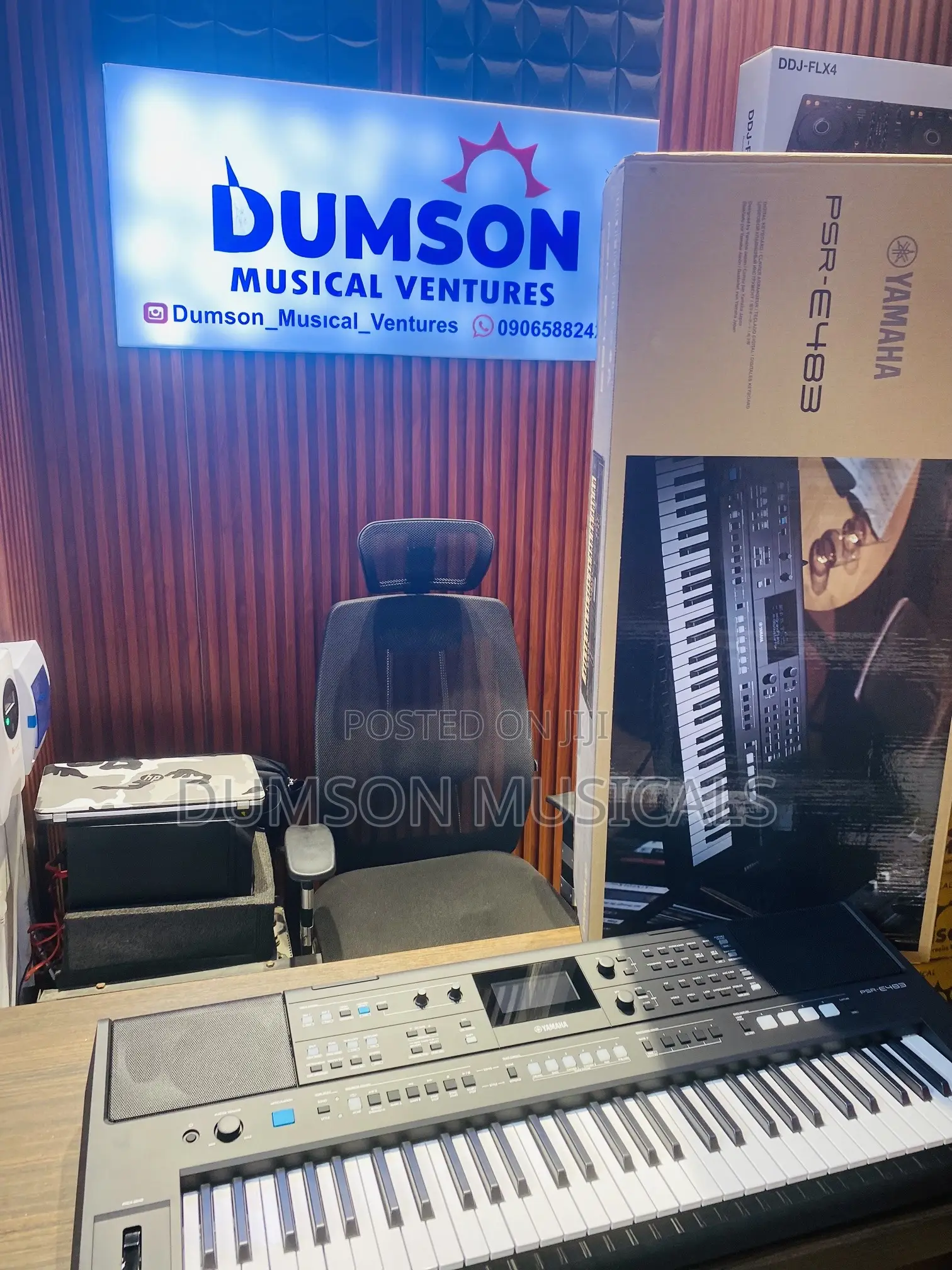 Yamaha New E Series:Yamaha PSR E483 Professional Keyboard