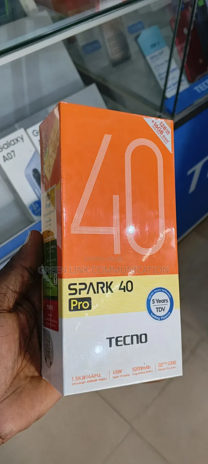 New Tecno Camon 40 Pro 4G 128 GB Gray