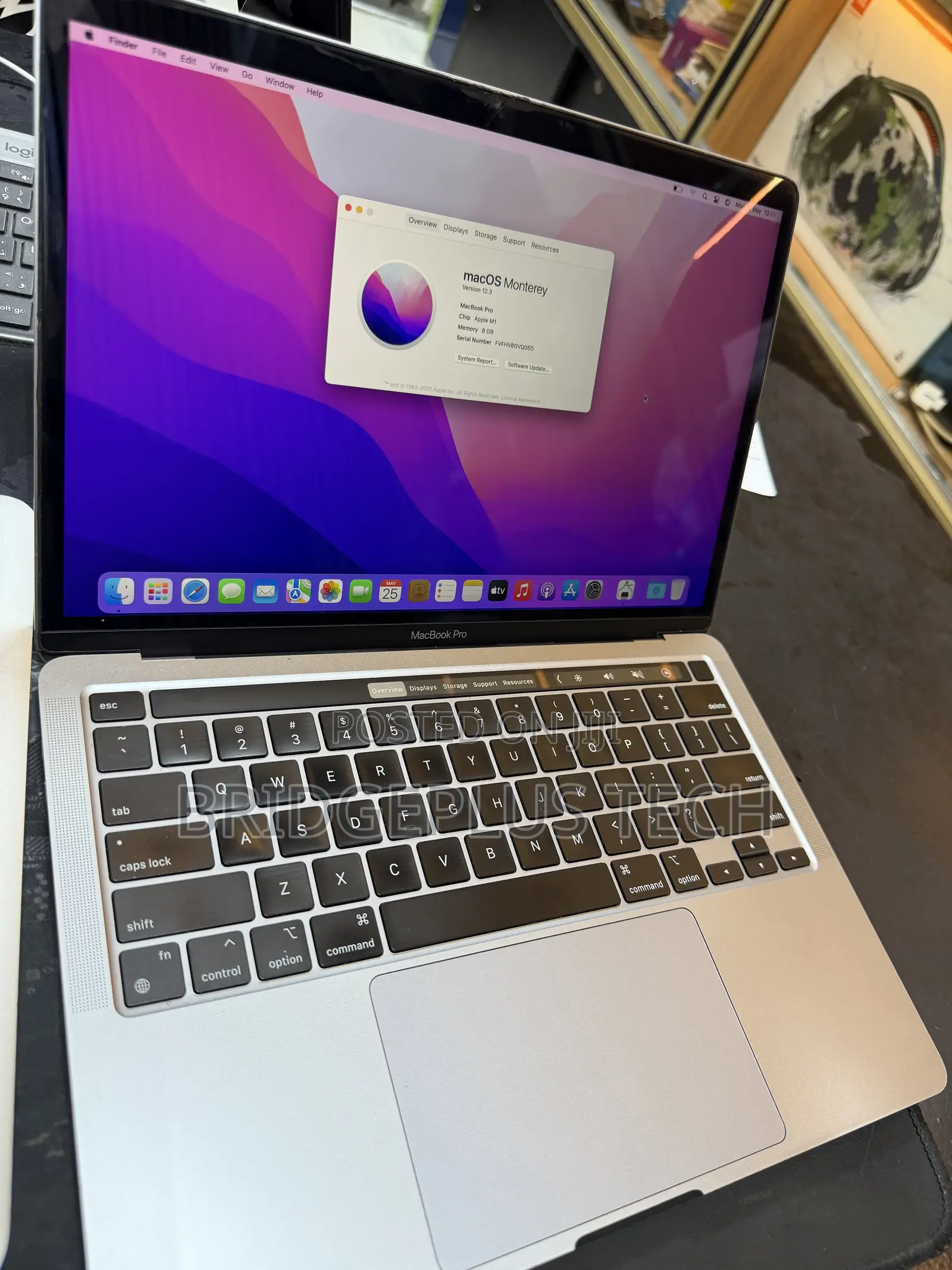 Laptop Apple MacBook Pro 2020 M1 8GB Apple M1 SSD 256GB