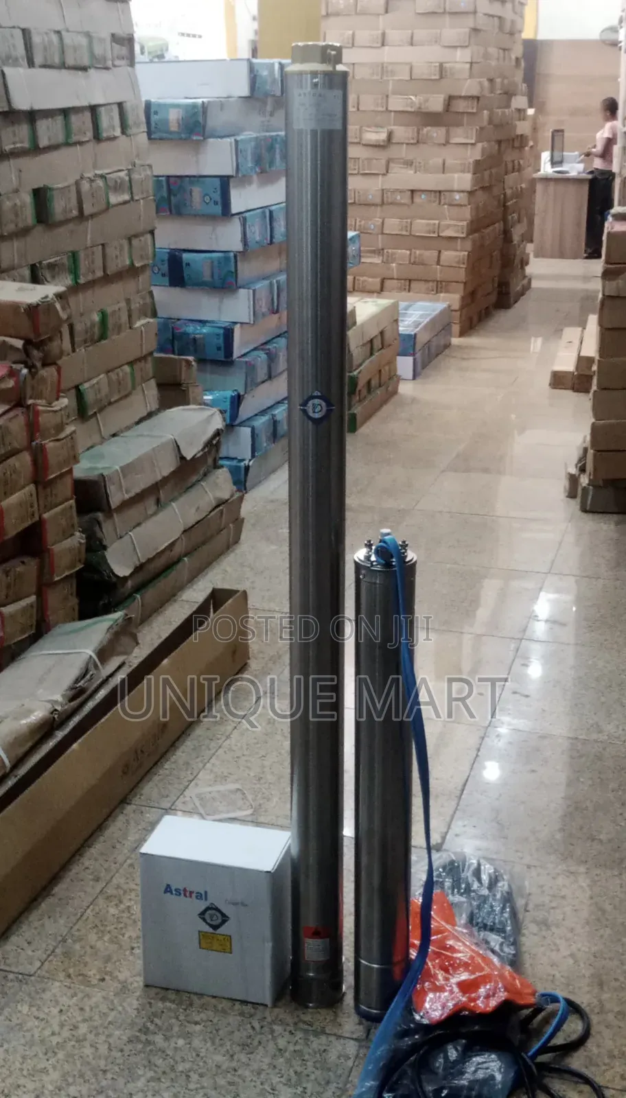 7.5hp Astral Submersible Water Pump. 100% Copper Coil