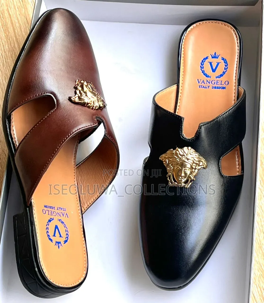 Vangelo Luxury Half Shoe Mule – Classic Slip-on Loafers for Men