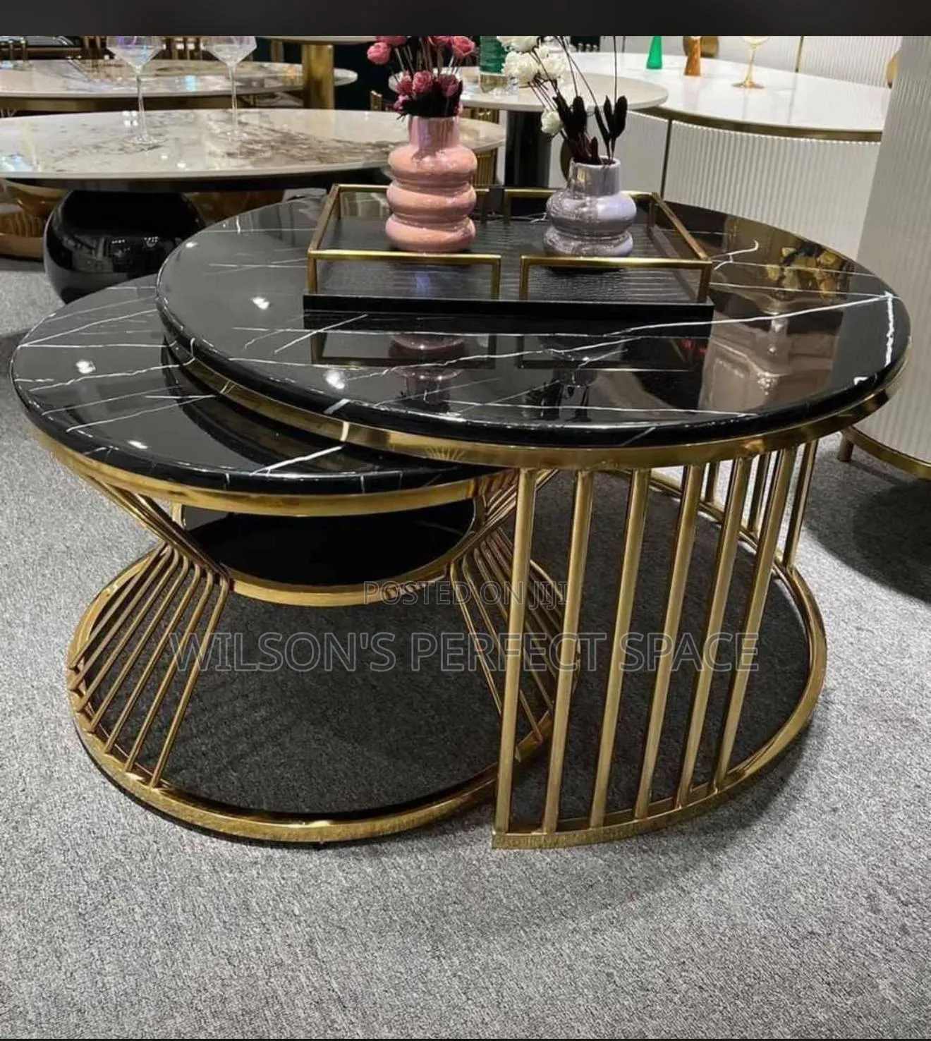 Luxury Marble Top Center Table