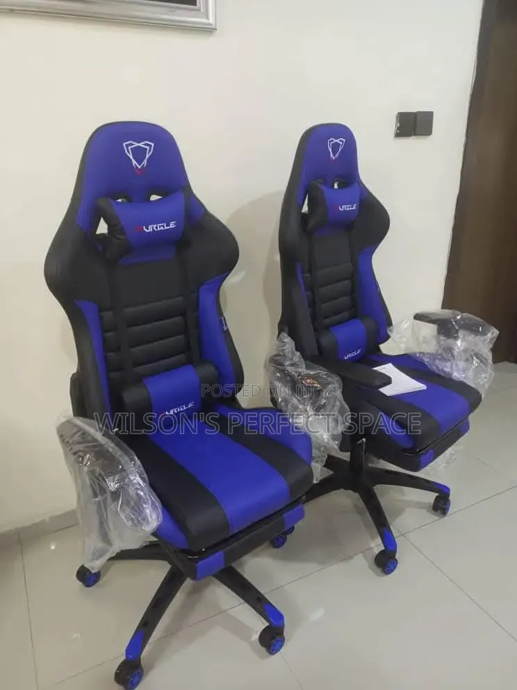 Blue Black Furgle Gaming Chair