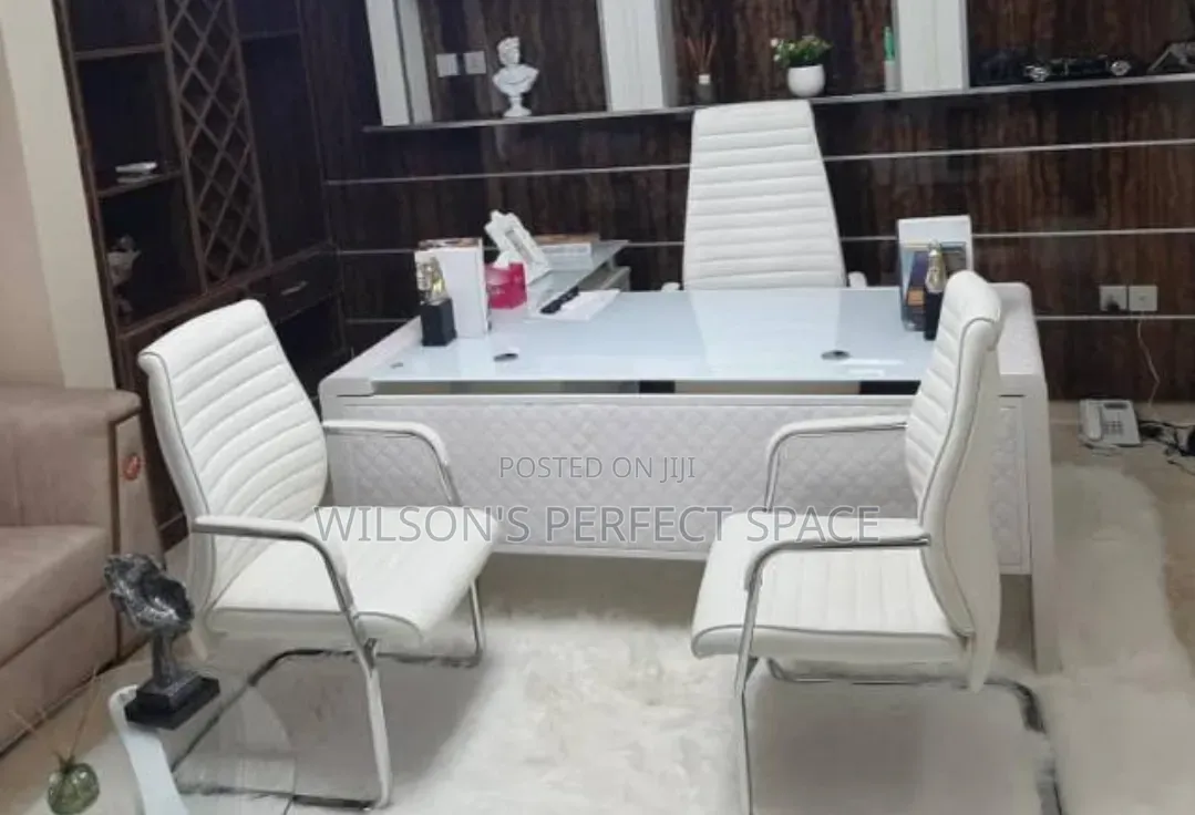Executive Office Table and Chair Set