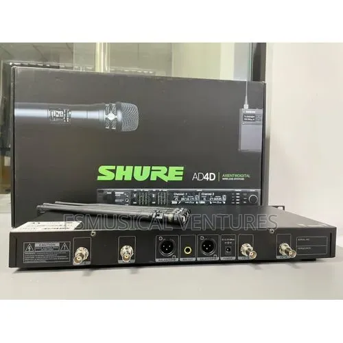 Shure Ad4d Axient Dual Digital Wireless Microphone for Live Sound