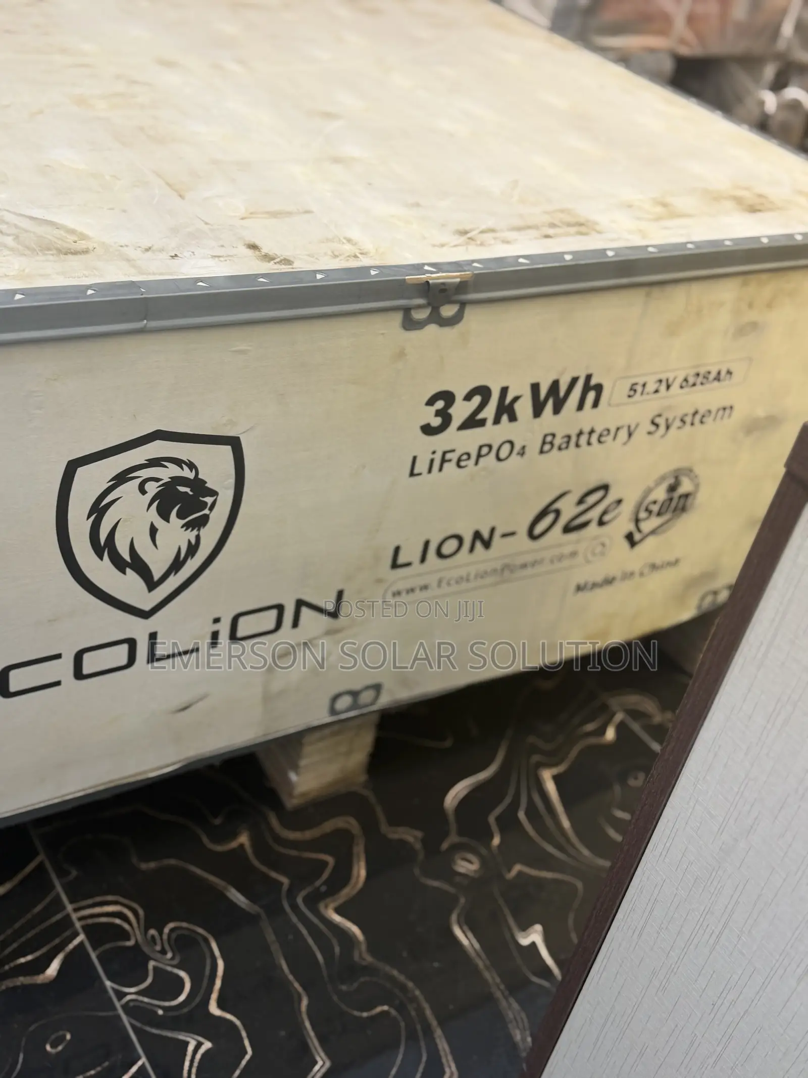 32kwh 51.2v 628ah Ecolion Lithium Battery