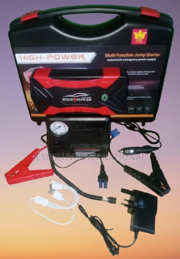 Multifunction H-p 3 In 1 Car Jump Starter With Tyre Inflator Pump